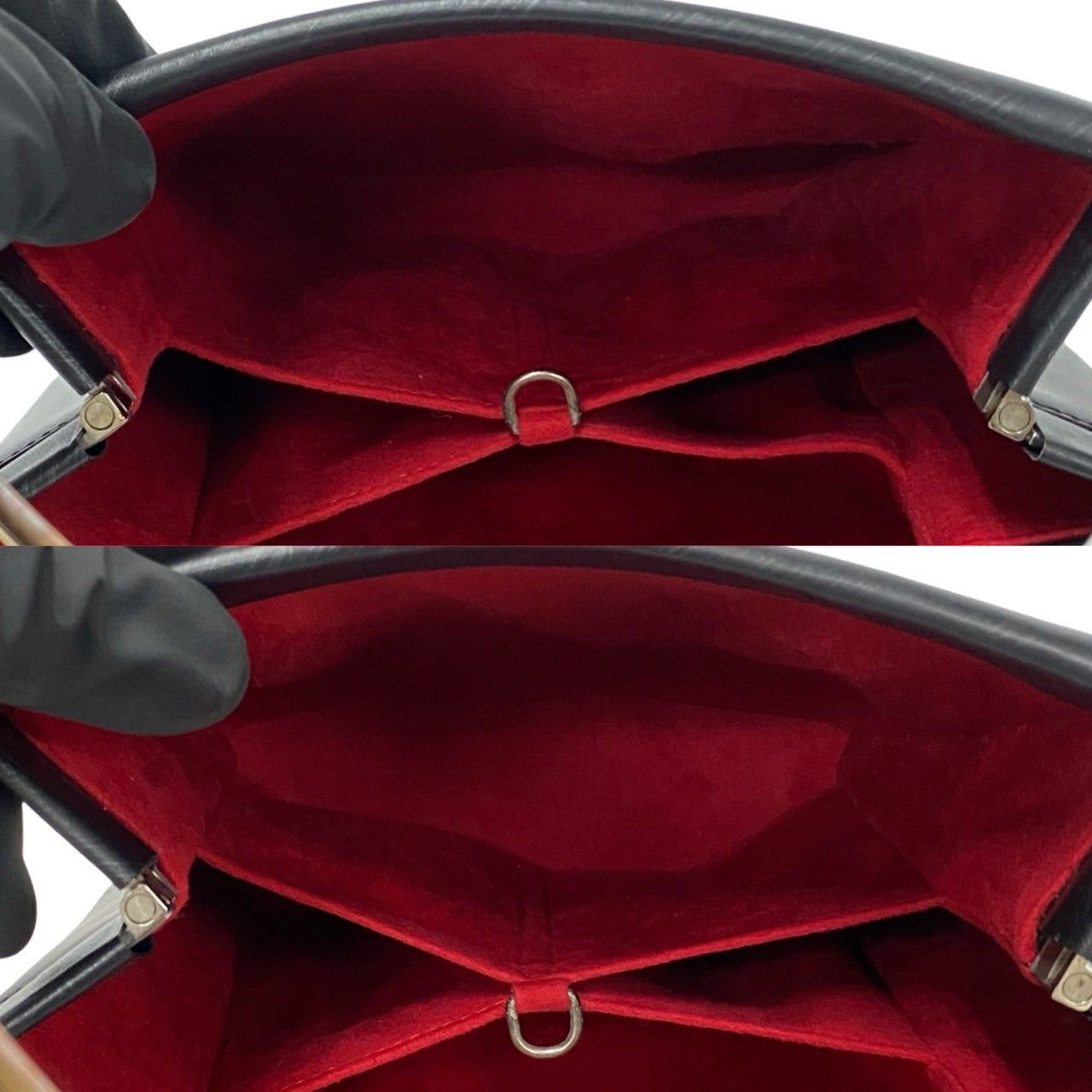 Cartier Cartier Handbag Black Leather Size ONE SIZE - 8 Thumbnail