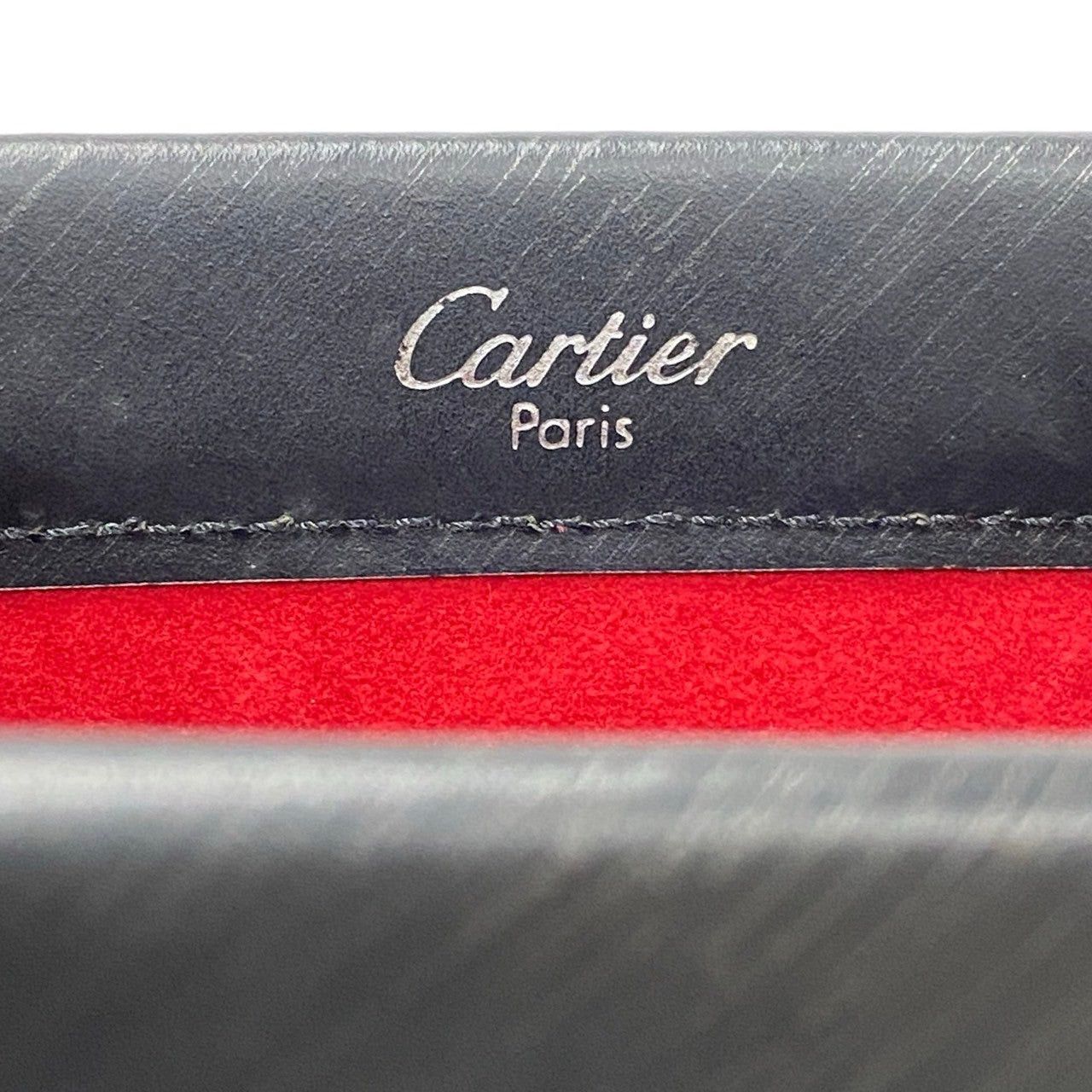 Cartier Cartier Handbag Black Leather Size ONE SIZE - 3 Thumbnail