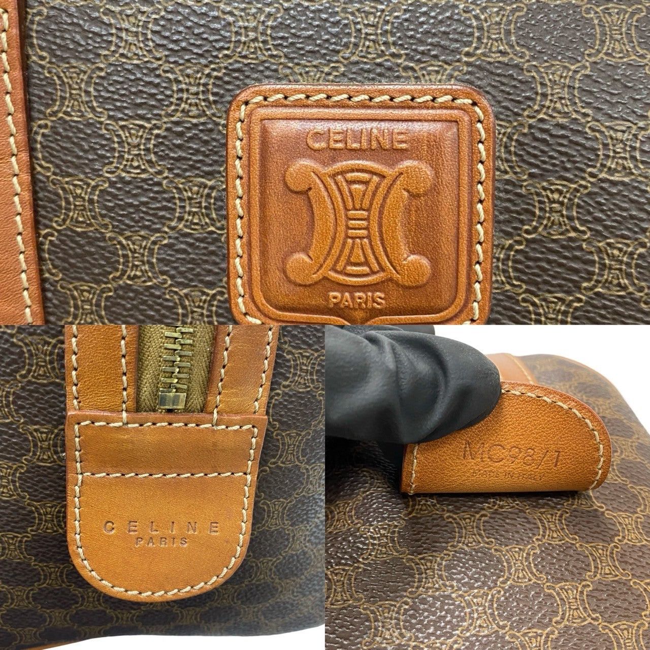 Celine Celine Handbag Brown Leather Size ONE SIZE - 3 Thumbnail