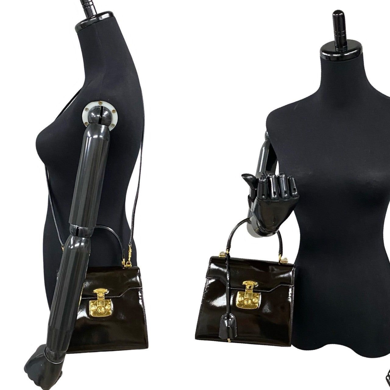 Gucci Gucci Shoulder Bag Black Leather Size ONE SIZE - 9 Thumbnail