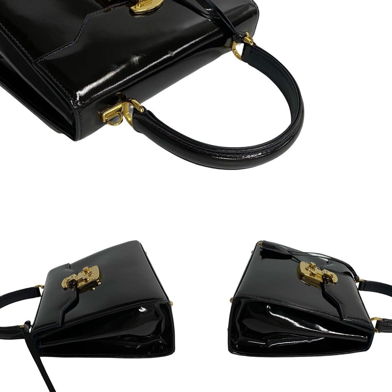 Gucci Gucci Shoulder Bag Black Leather Size ONE SIZE - 4 Thumbnail