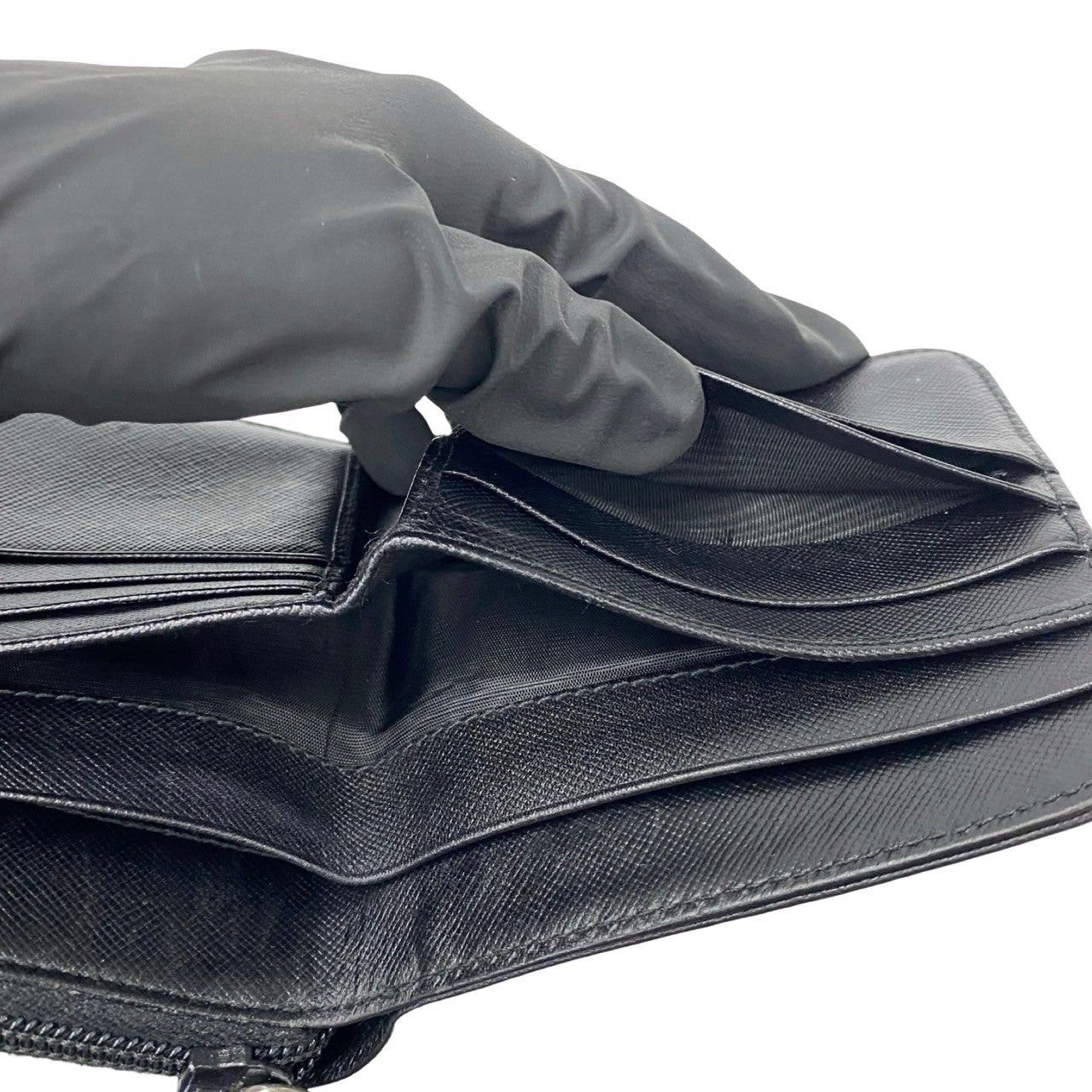 Prada Prada Wallet Black Leather Size ONE SIZE - 7 Thumbnail