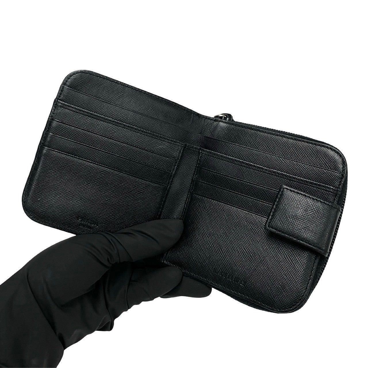 Prada Prada Wallet Black Leather Size ONE SIZE - 6 Thumbnail
