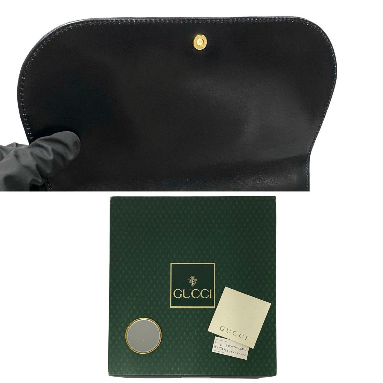 Gucci Gucci Shoulder Bag Black Leather Size ONE SIZE - 8 Thumbnail