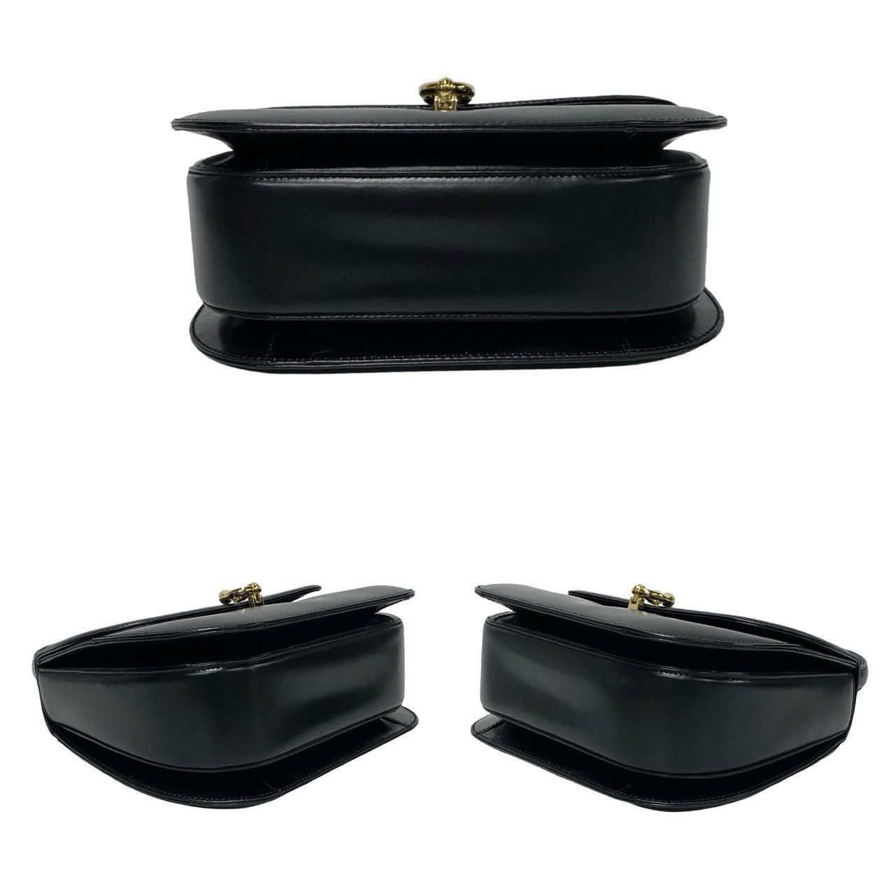 Gucci Gucci Shoulder Bag Black Leather Size ONE SIZE - 6 Thumbnail