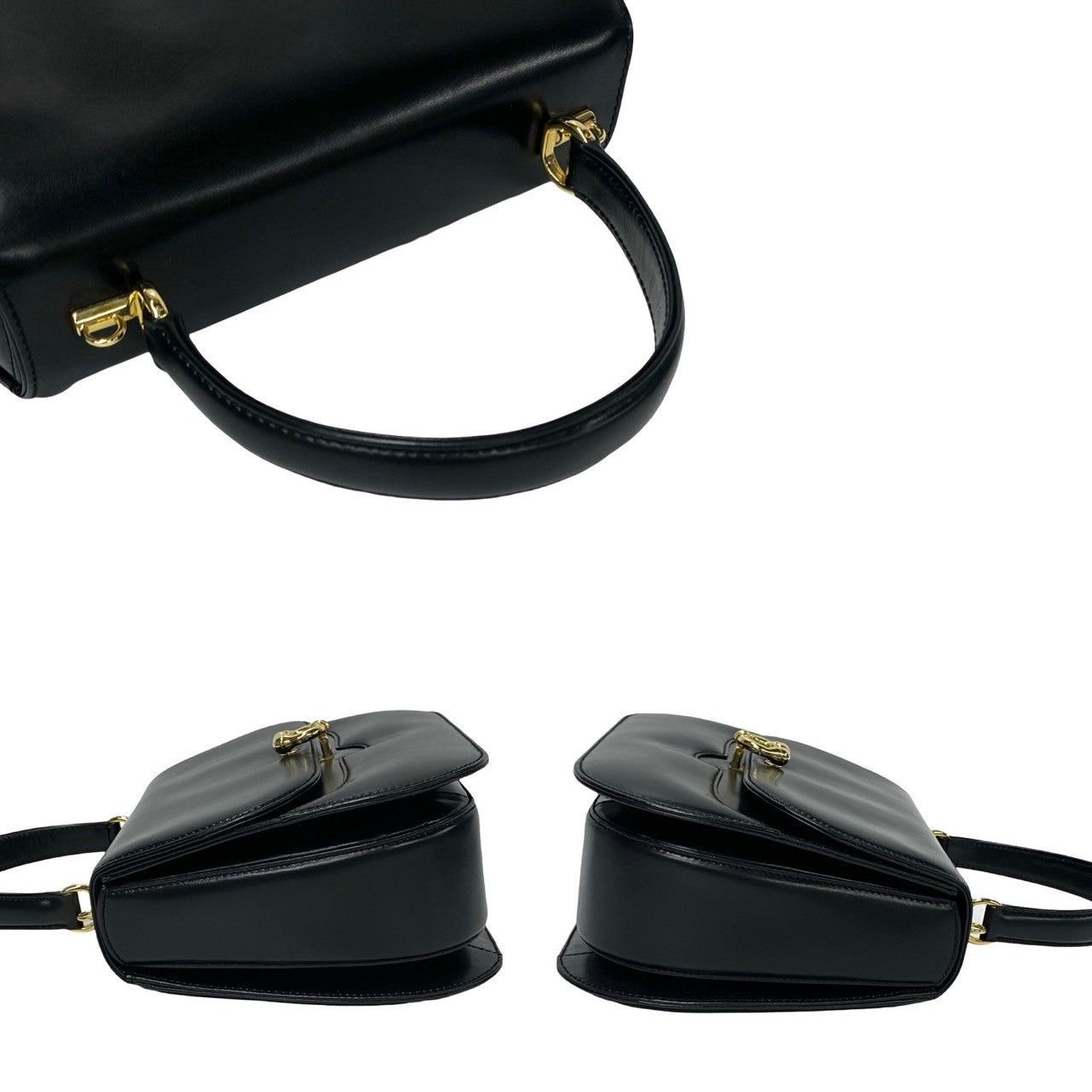 Gucci Gucci Shoulder Bag Black Leather Size ONE SIZE - 5 Thumbnail