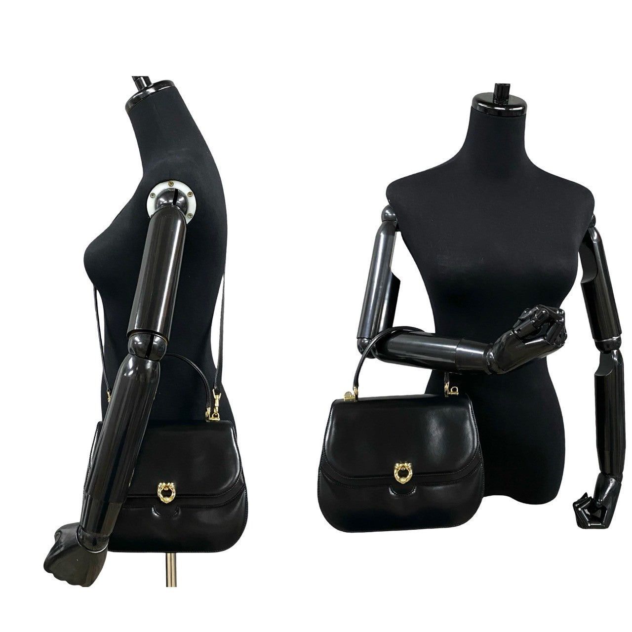 Gucci Gucci Shoulder Bag Black Leather Size ONE SIZE - 2 Thumbnail