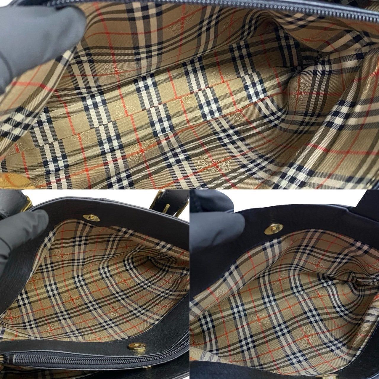 Burberry Burberry Handbag Black Leather Size ONE SIZE - 8 Thumbnail