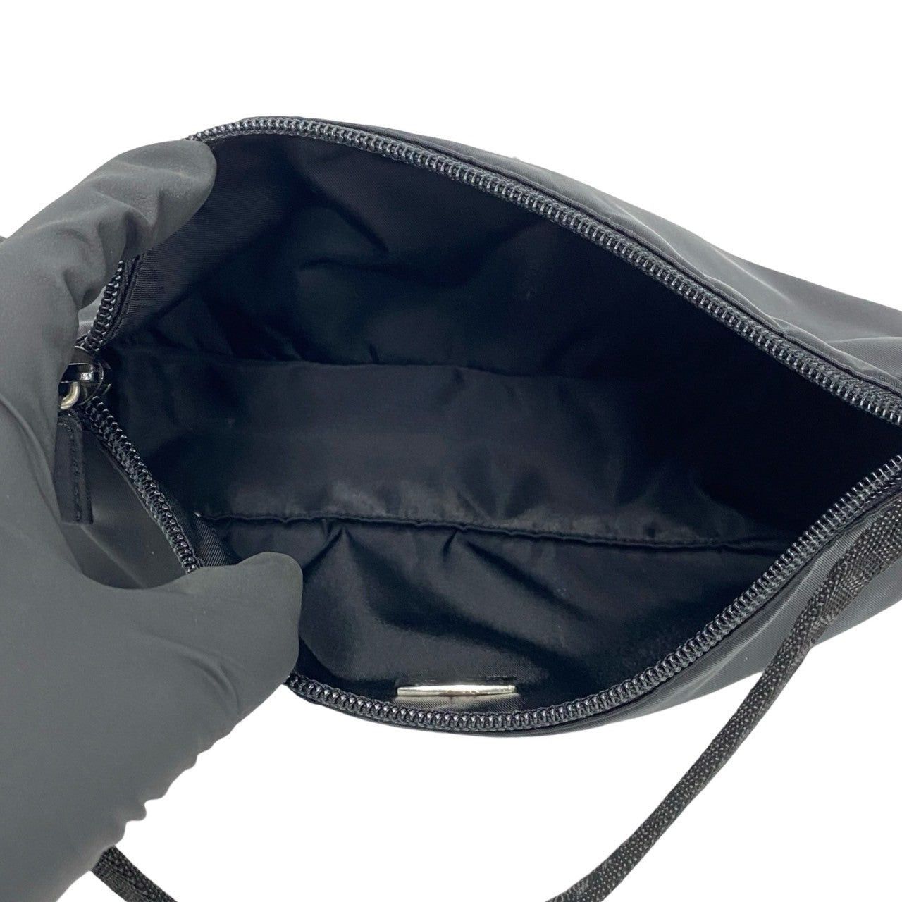 Prada Prada Handbag Black Nylon Size ONE SIZE - 8 Thumbnail