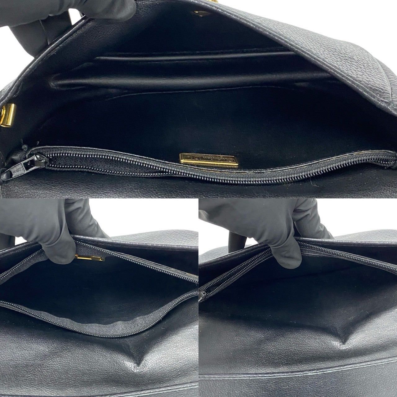 Dior Dior Shoulder Bag Black Leather Size ONE SIZE - 9 Thumbnail