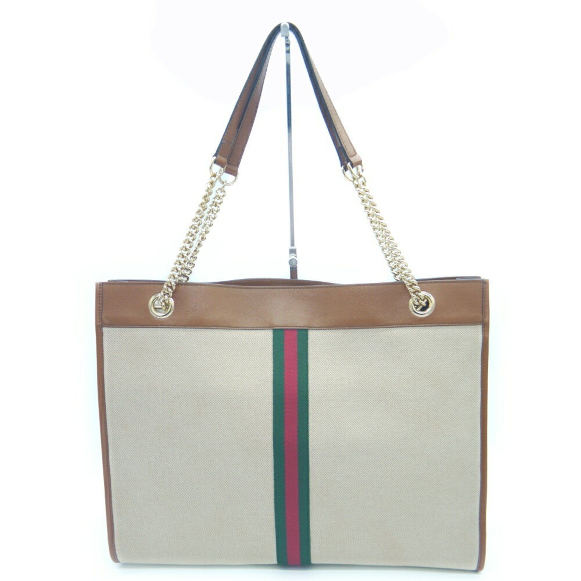 Gucci GUCCI Raja Tiger Head Chain Large Tote Bag Sherry Line 537219 Beige Grailed