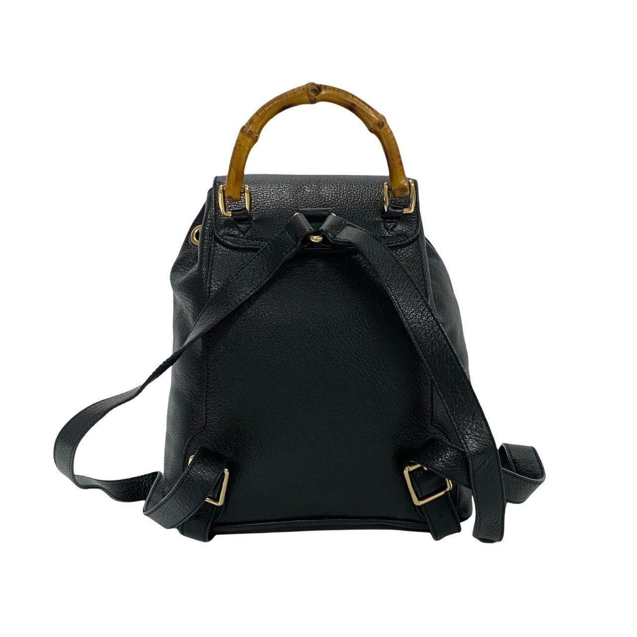 Gucci Gucci Backpack Black Leather Size ONE SIZE - 4 Thumbnail
