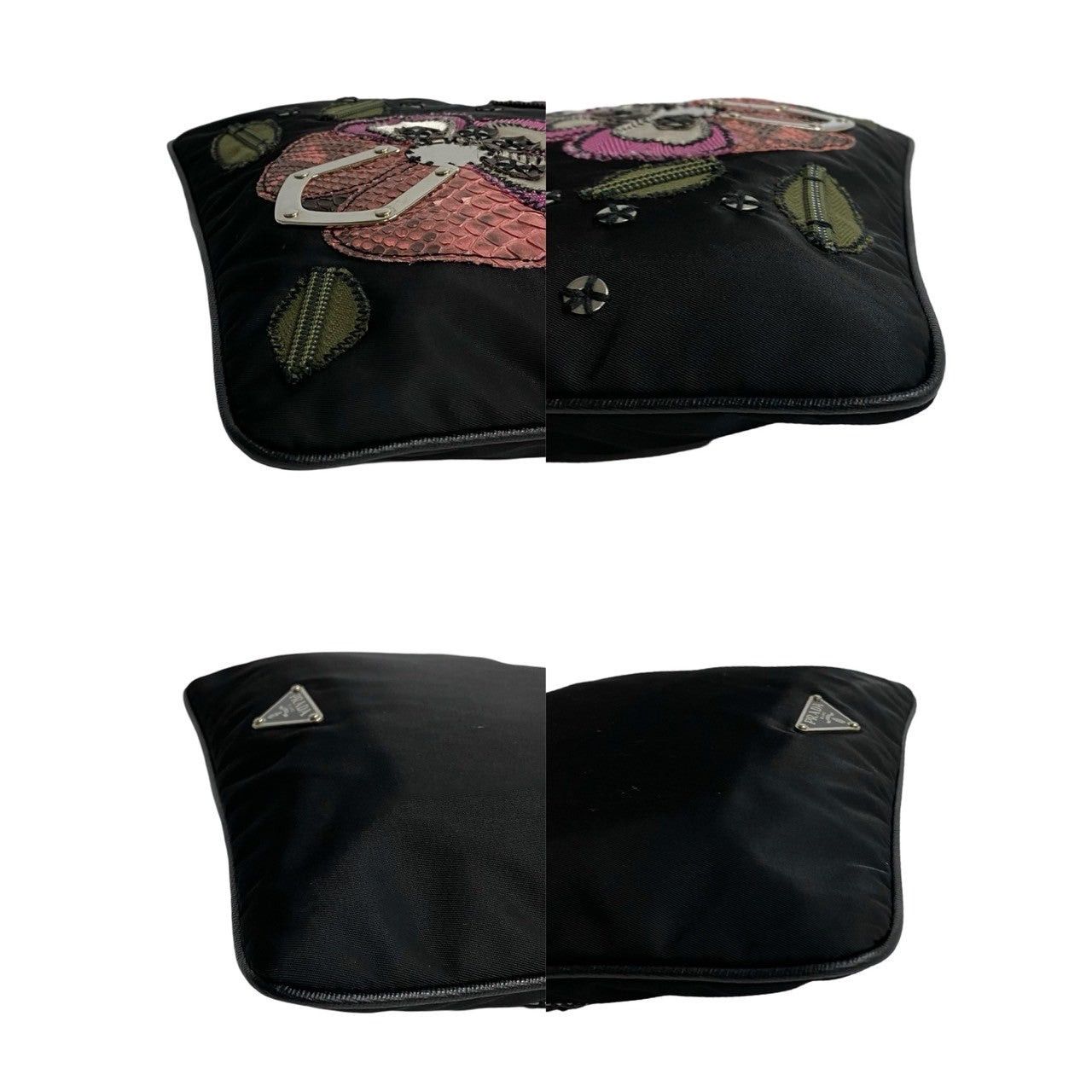 Prada Prada Shoulder Bag Black Nylon Size ONE SIZE - 7 Thumbnail