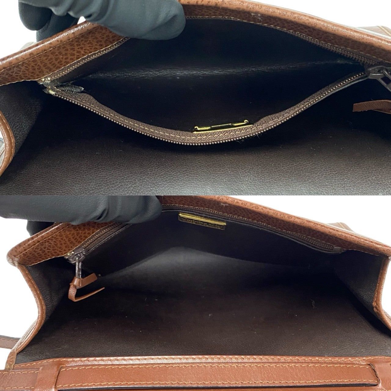 Dior Dior Shoulder Bag Brown Leather Size ONE SIZE - 8 Thumbnail