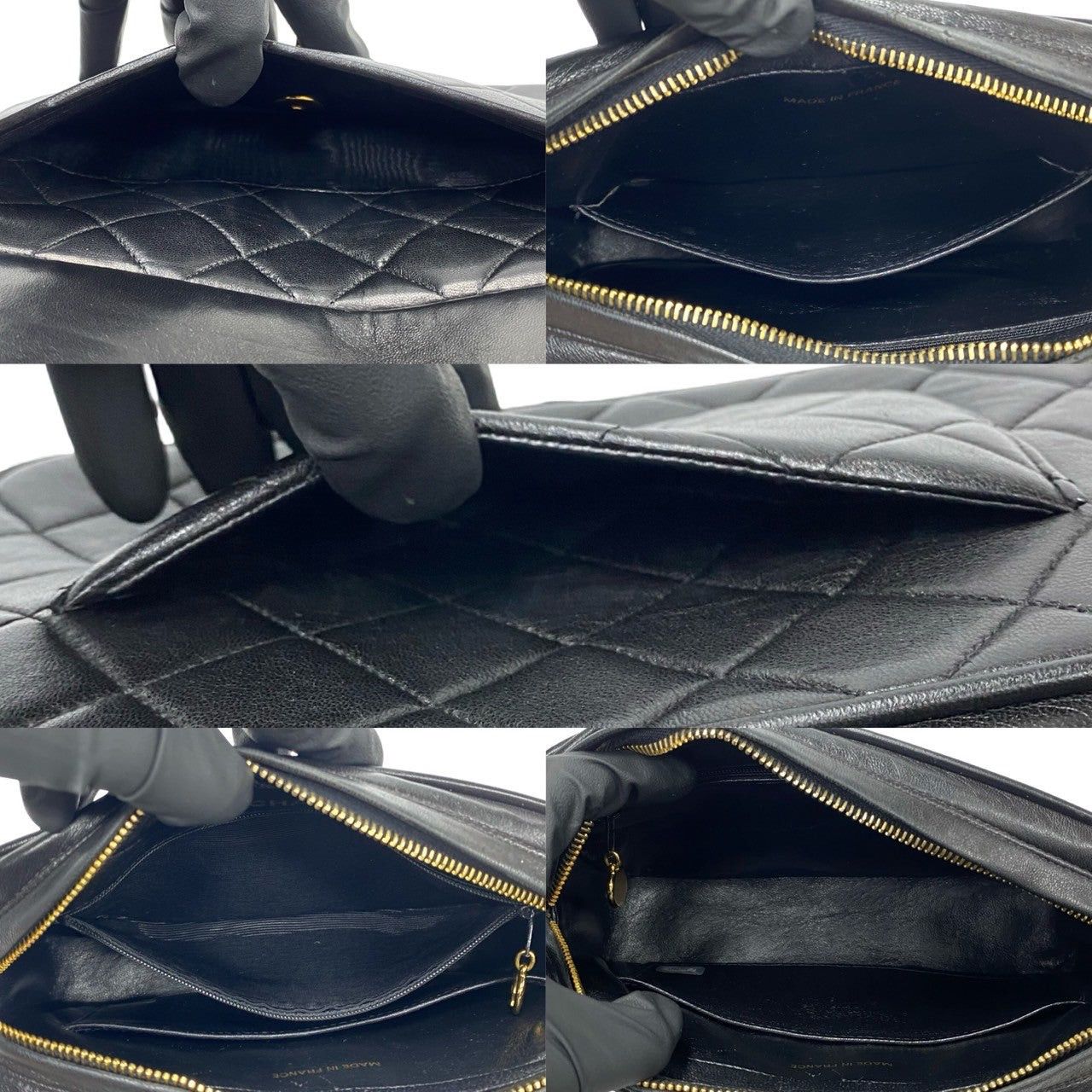 Chanel Chanel Shoulder Bag Black Lambskin Size ONE SIZE - 9 Thumbnail