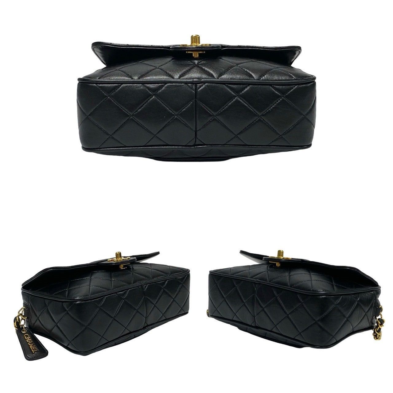 Chanel Chanel Shoulder Bag Black Lambskin Size ONE SIZE - 6 Thumbnail