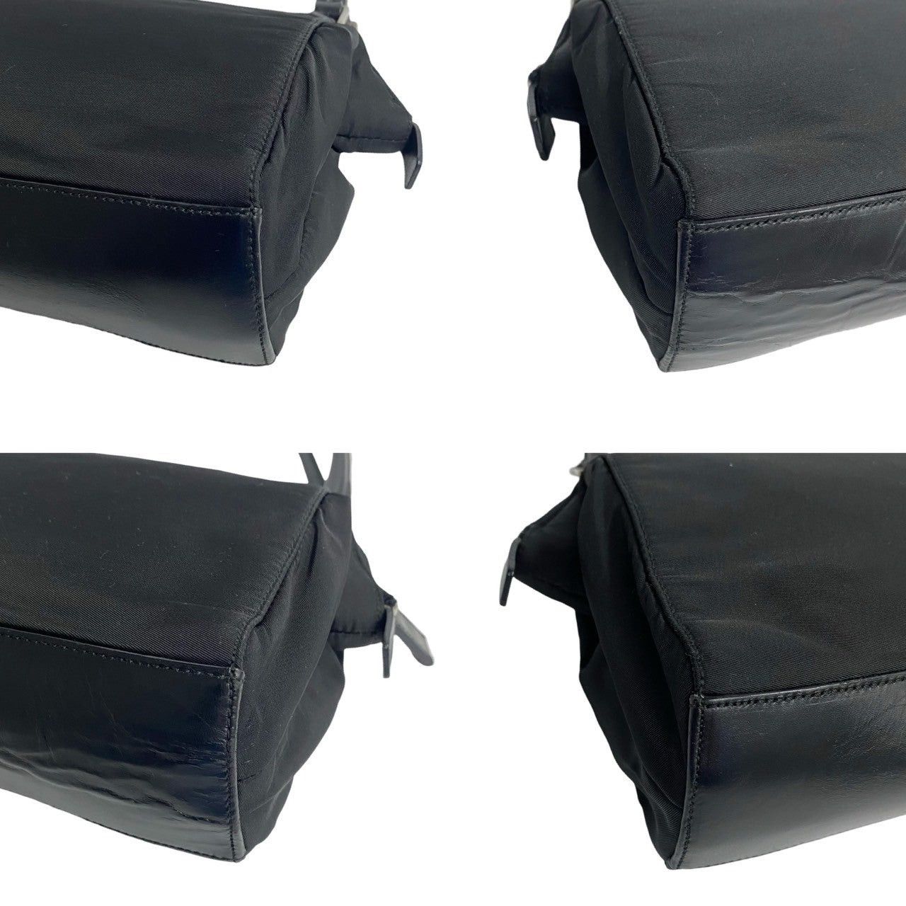 Prada Prada Handbag Black Leather Size ONE SIZE - 7 Thumbnail