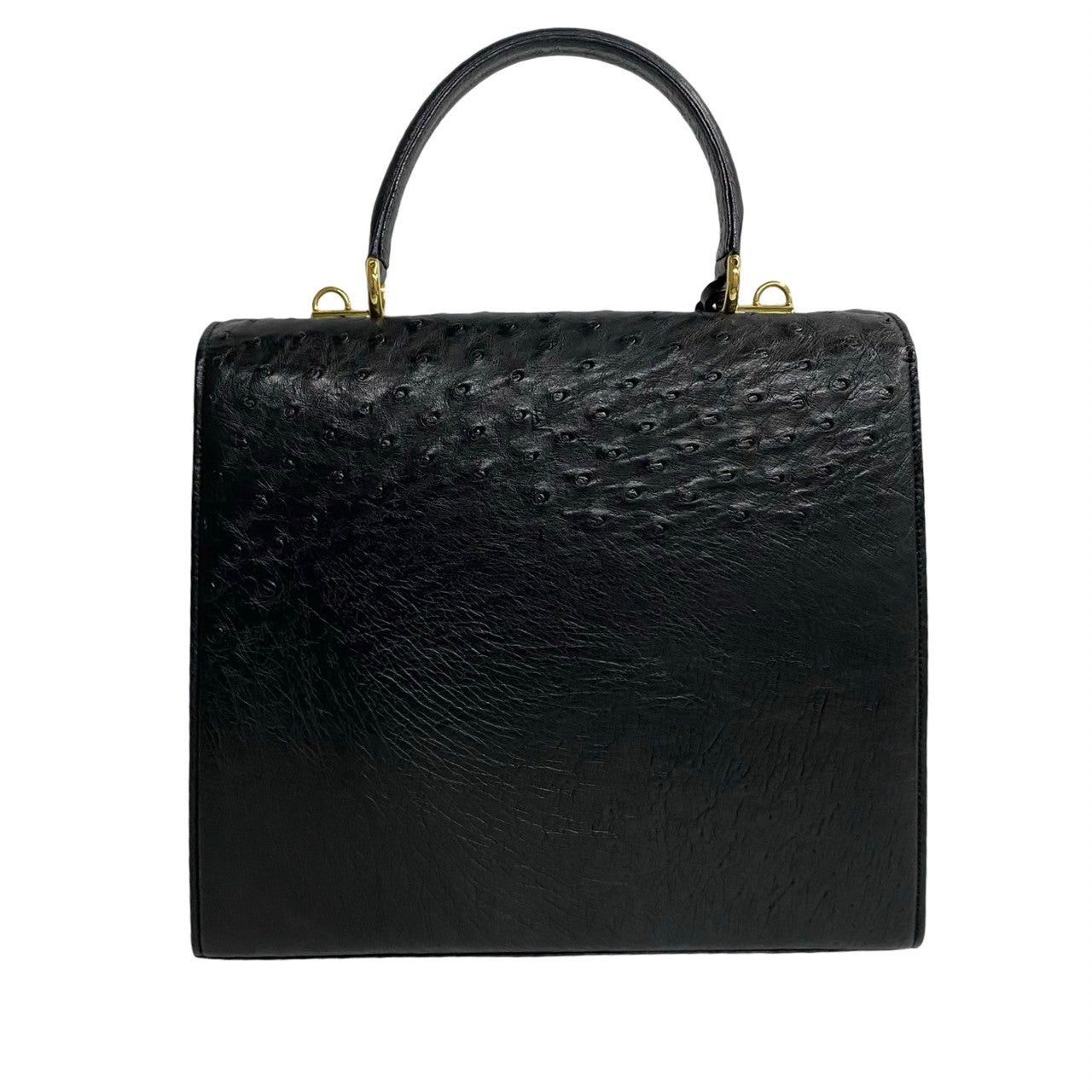 Gucci Gucci Shoulder Bag Black Ostrich Size ONE SIZE - 4 Thumbnail