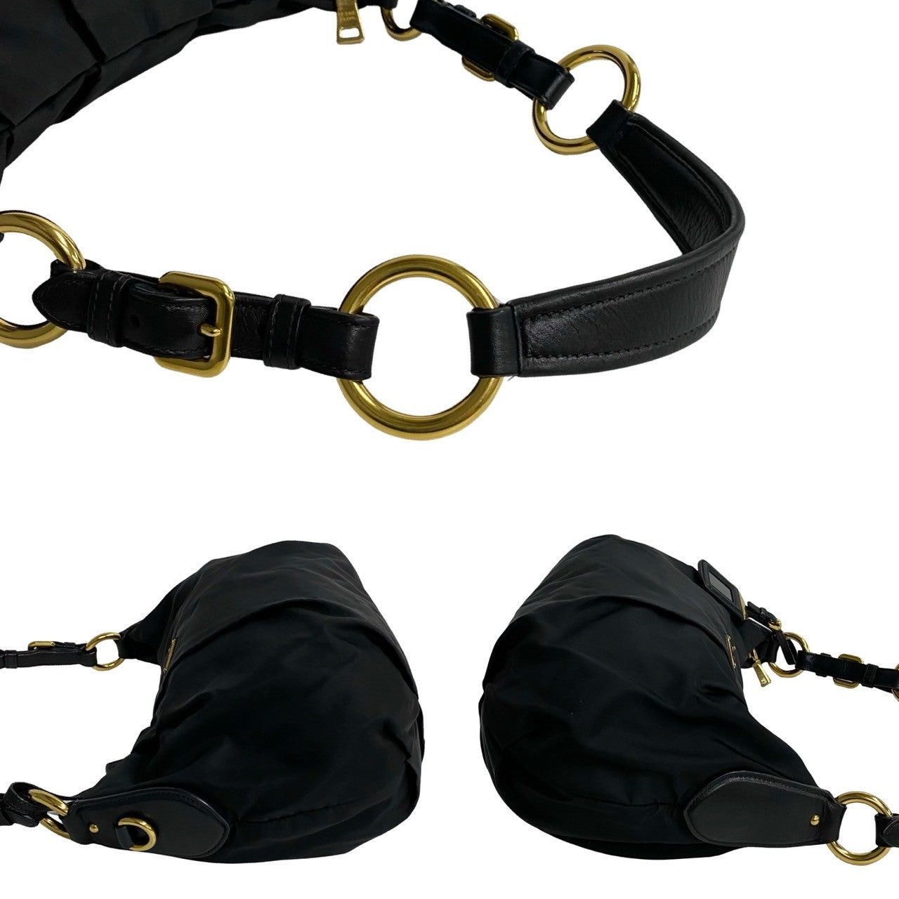 Prada Prada Shoulder Bag Black Nylon Size ONE SIZE - 5 Thumbnail