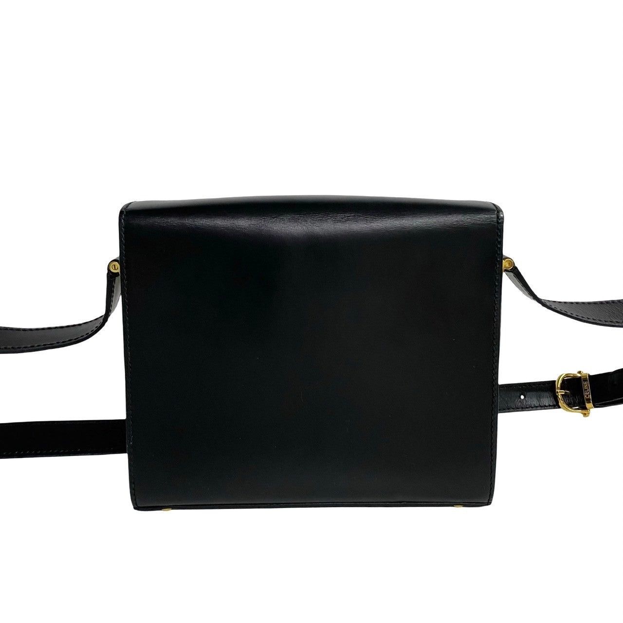 Celine Celine Shoulder Bag Black Leather Size ONE SIZE - 4 Thumbnail