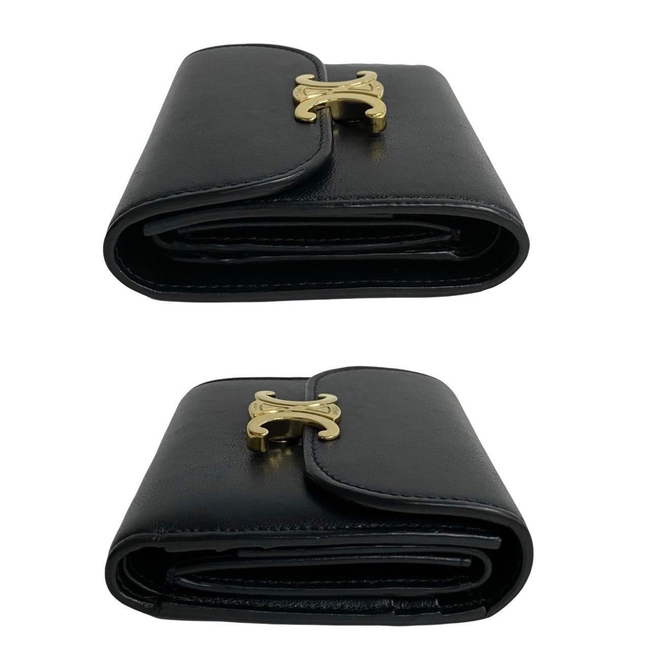 Celine Celine Wallet Black Leather Size ONE SIZE - 4 Thumbnail
