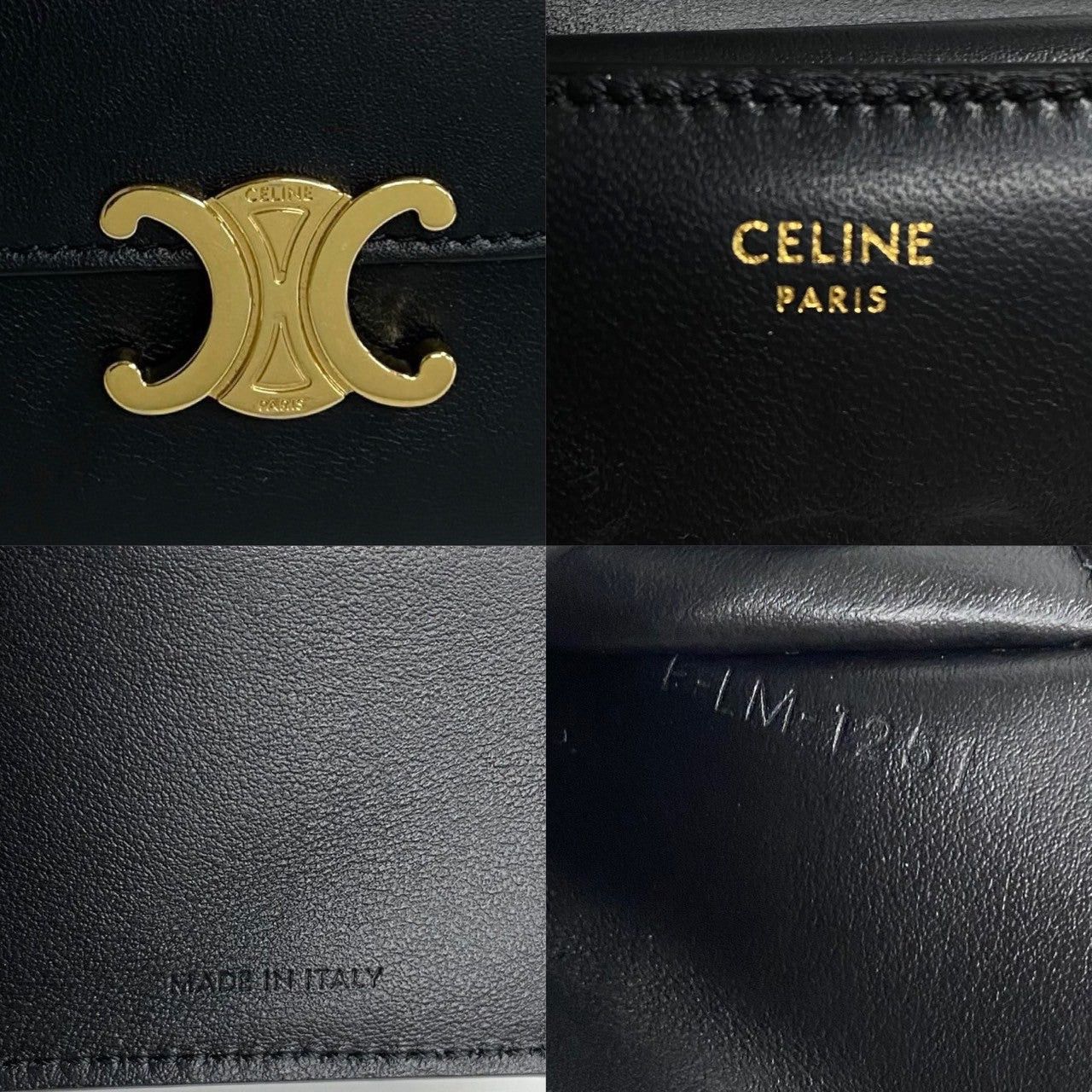 Celine Celine Wallet Black Leather Size ONE SIZE - 2 Thumbnail