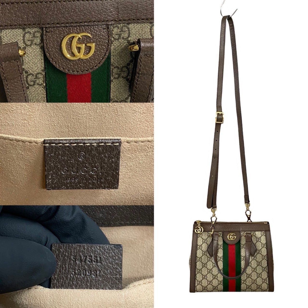 Gucci Gucci Shoulder Bag Brown PVC Size ONE SIZE - 3 Thumbnail