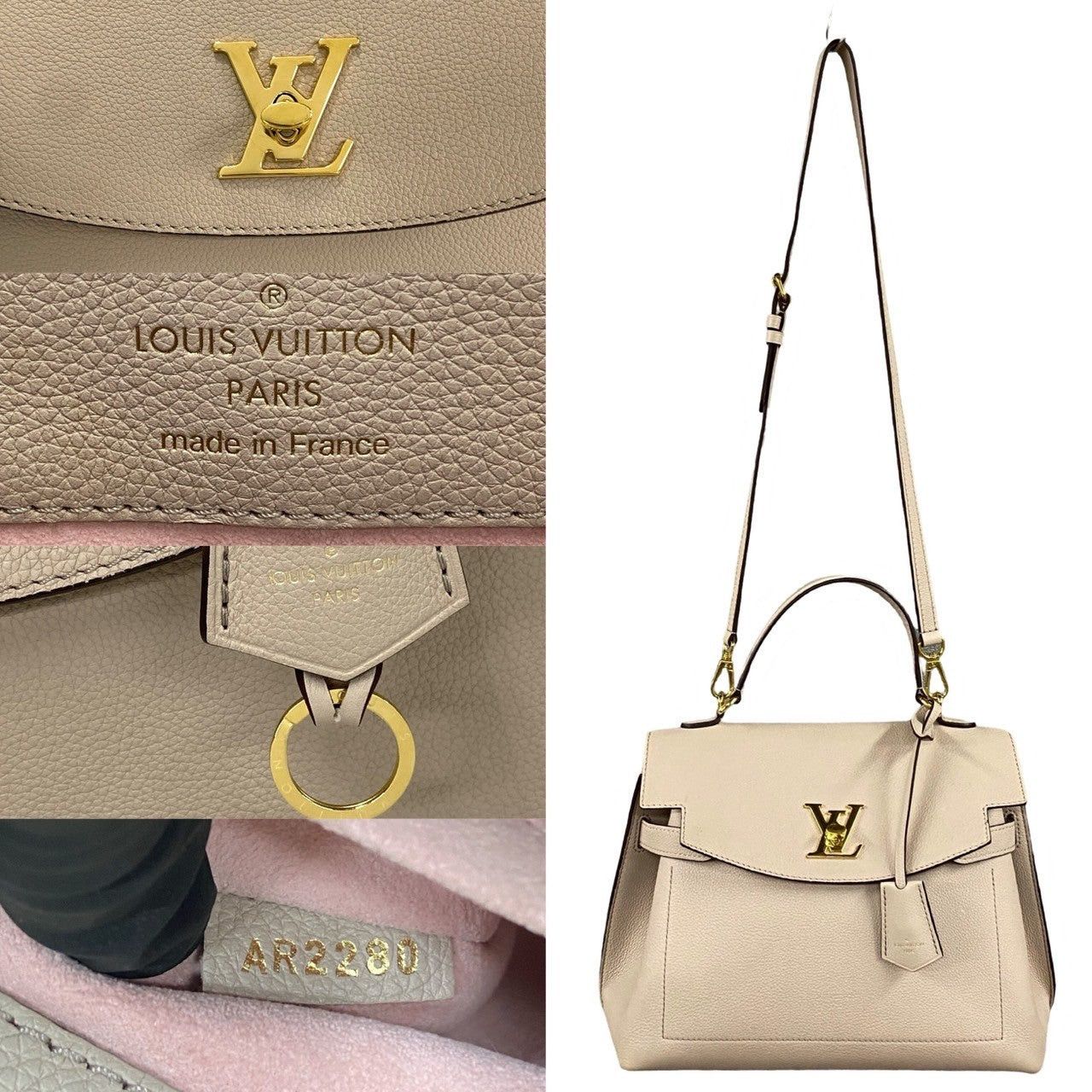Louis Vuitton Louis Vuitton Shoulder Bag Beige Leather Size ONE SIZE - 3 Thumbnail