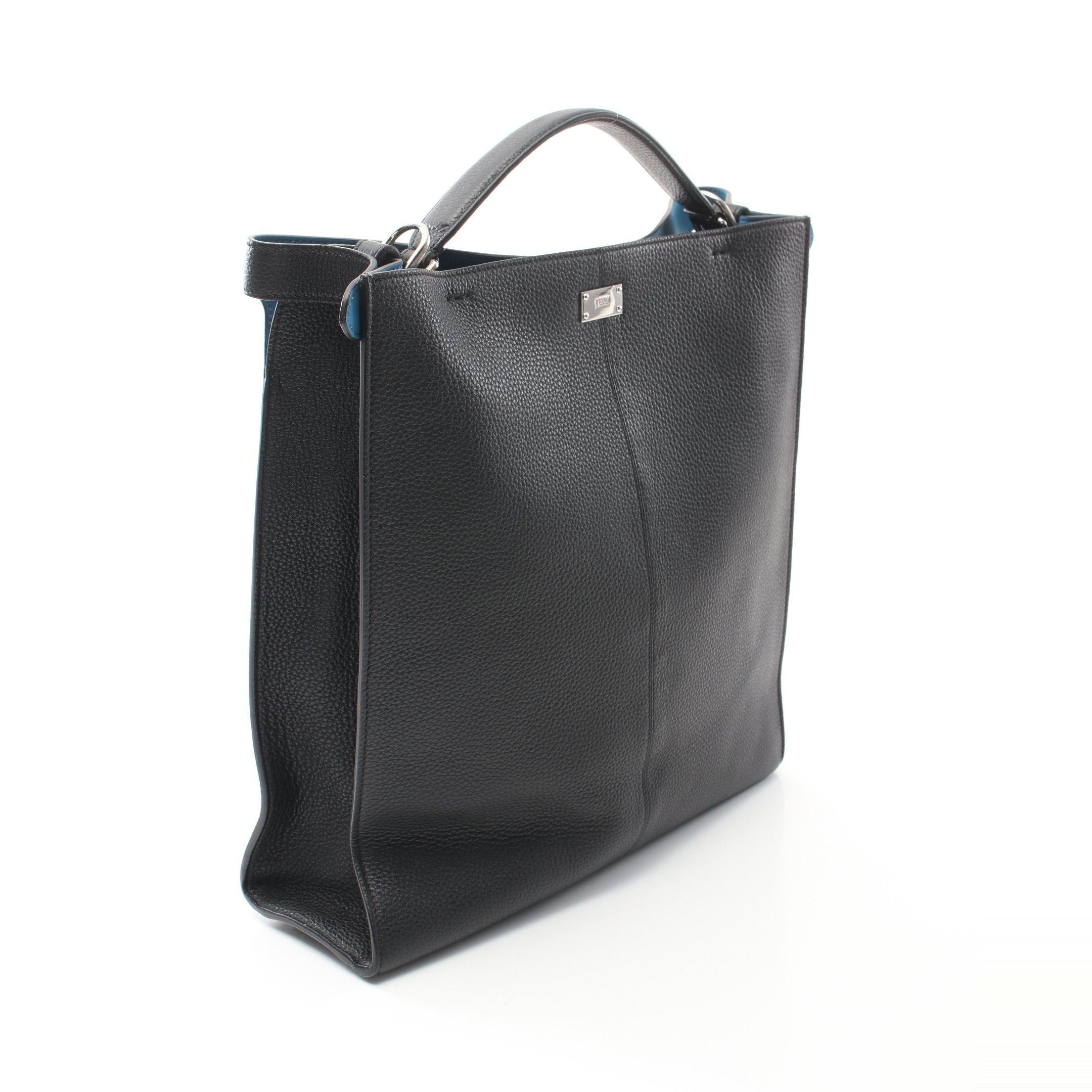 Fendi Fendi Peekaboo X Light Fit Handbag Tote Bag Leather Black Size ONE SIZE - 2 Thumbnail