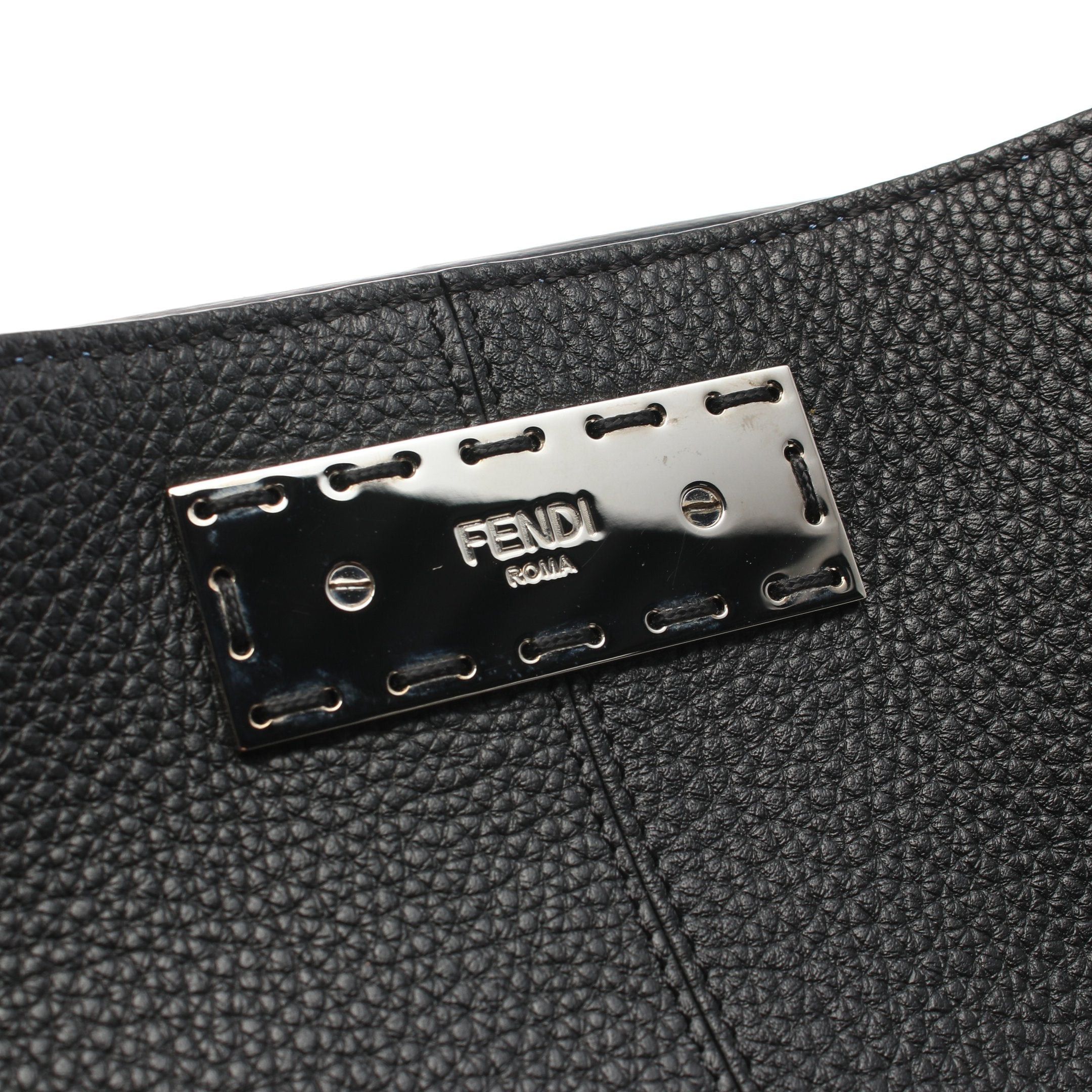 Fendi Fendi Peekaboo X Light Fit Handbag Tote Bag Leather Black Size ONE SIZE - 6 Thumbnail