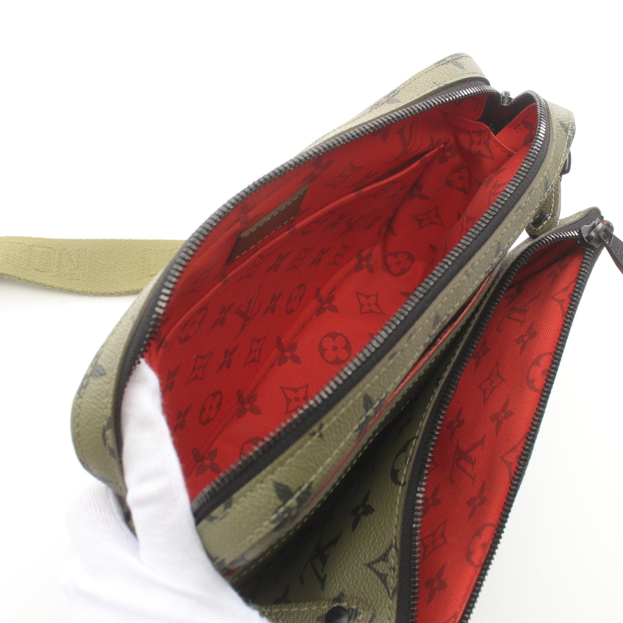 Louis Vuitton Louis Vuitton Trio Messenger Monogram Shoulder Bag Khaki Green Size ONE SIZE - 3 Thumbnail