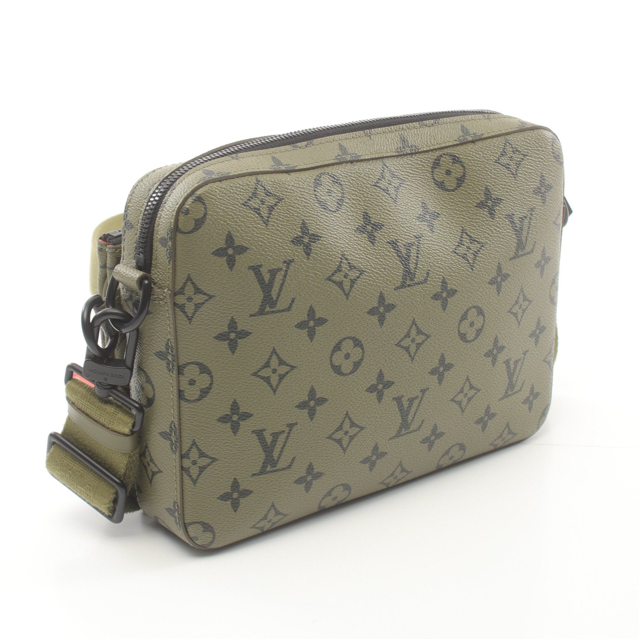 Louis Vuitton Louis Vuitton Trio Messenger Monogram Shoulder Bag Khaki Green Size ONE SIZE - 2 Thumbnail