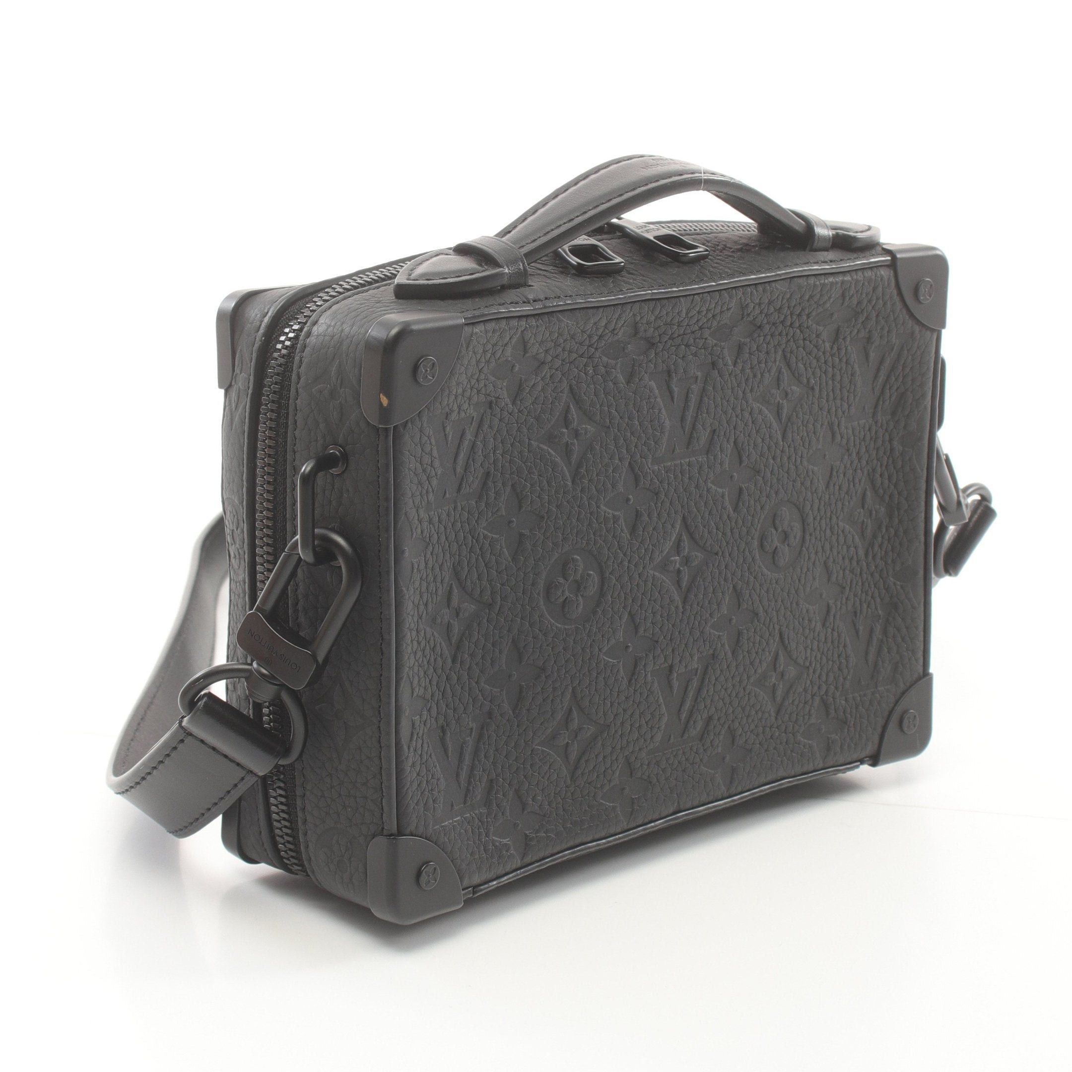 Louis Vuitton Louis Vuitton Handle Soft Trunk Monogram Taurillon Shoulder Bag Leather Black Size ONE SIZE - 2 Thumbnail