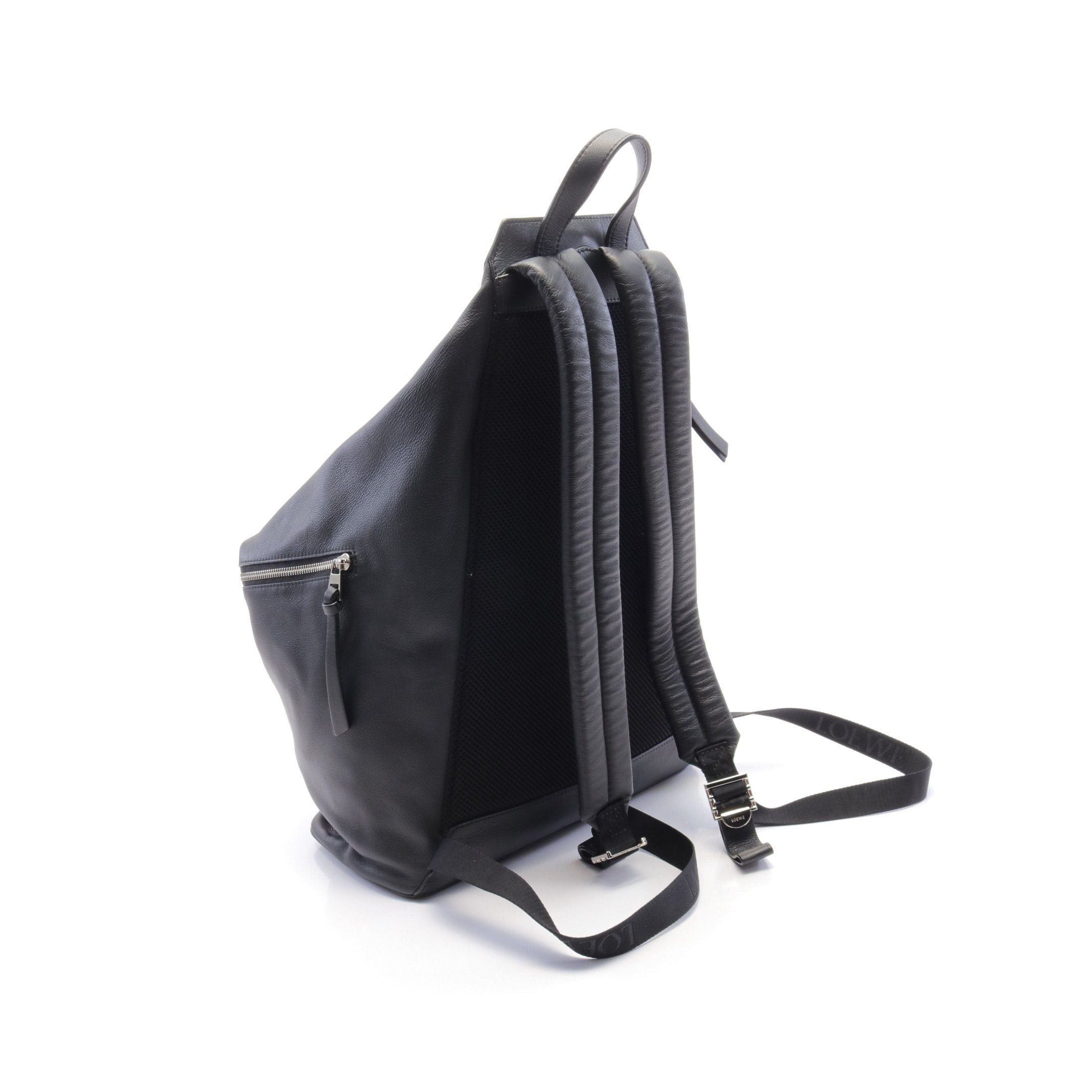 Loewe Loewe Convertible Backpack Rucksack Leather Nylon Black Size ONE SIZE - 2 Thumbnail