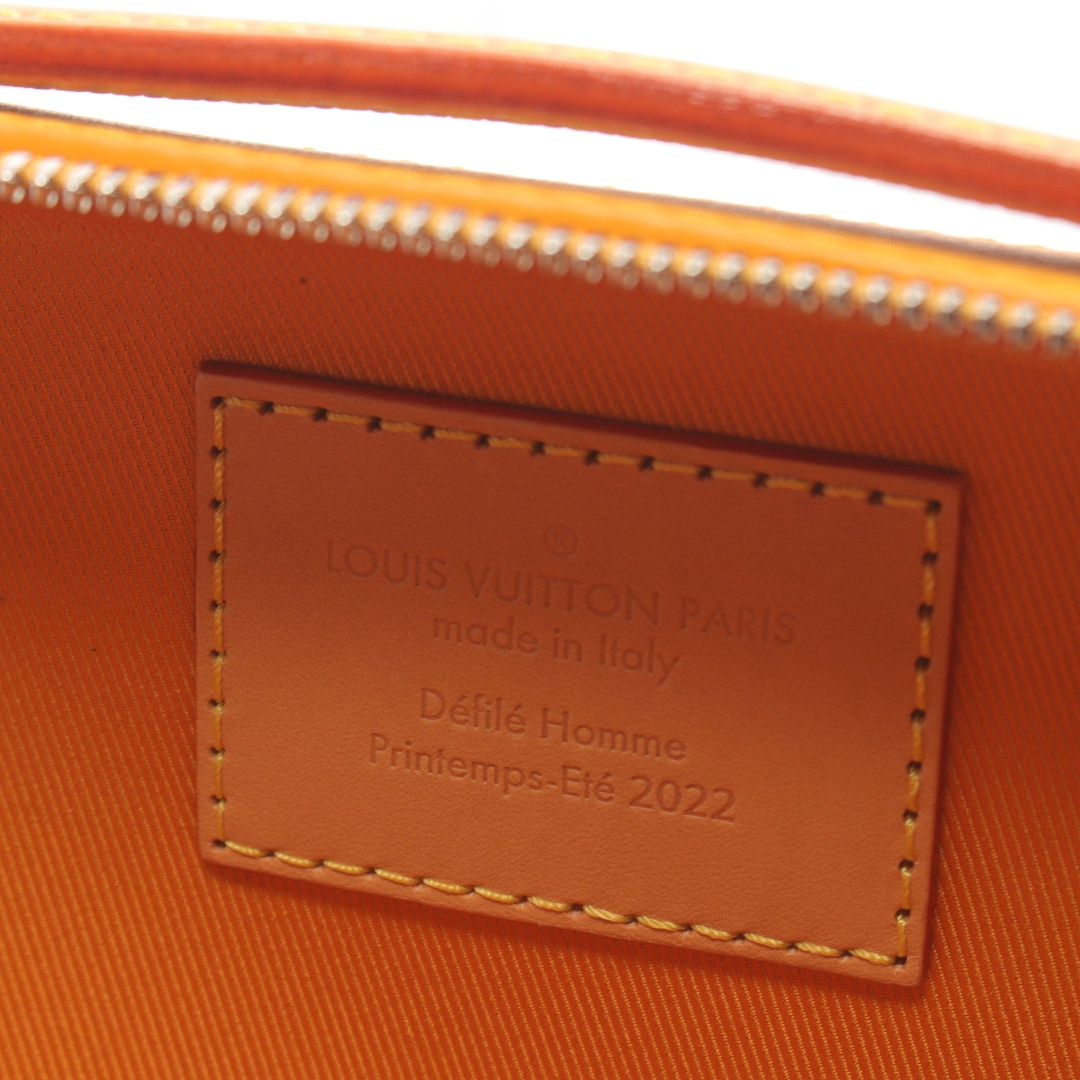 Louis Vuitton Louis Vuitton Soft Trunk Saffron Shoulder Bag Leather Orange Size ONE SIZE - 4 Thumbnail