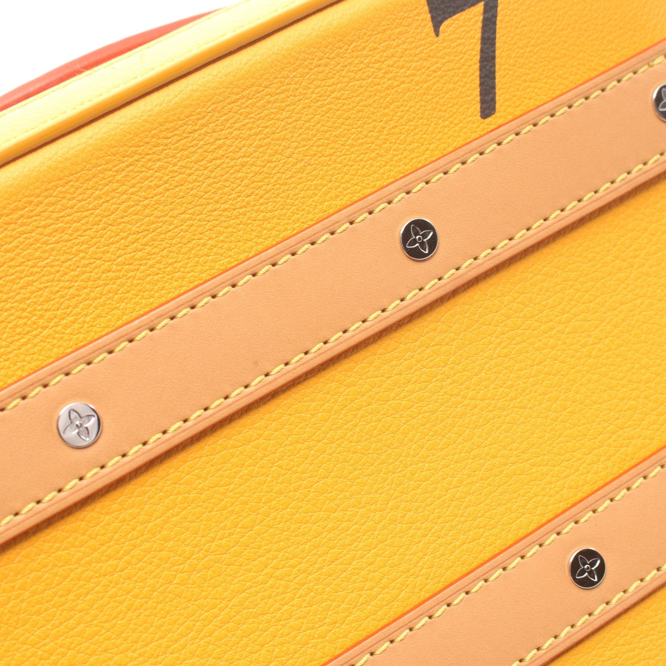Louis Vuitton Louis Vuitton Soft Trunk Saffron Shoulder Bag Leather Orange Size ONE SIZE - 6 Thumbnail