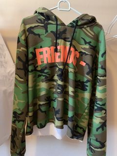 Camo hotsell friends hoodie