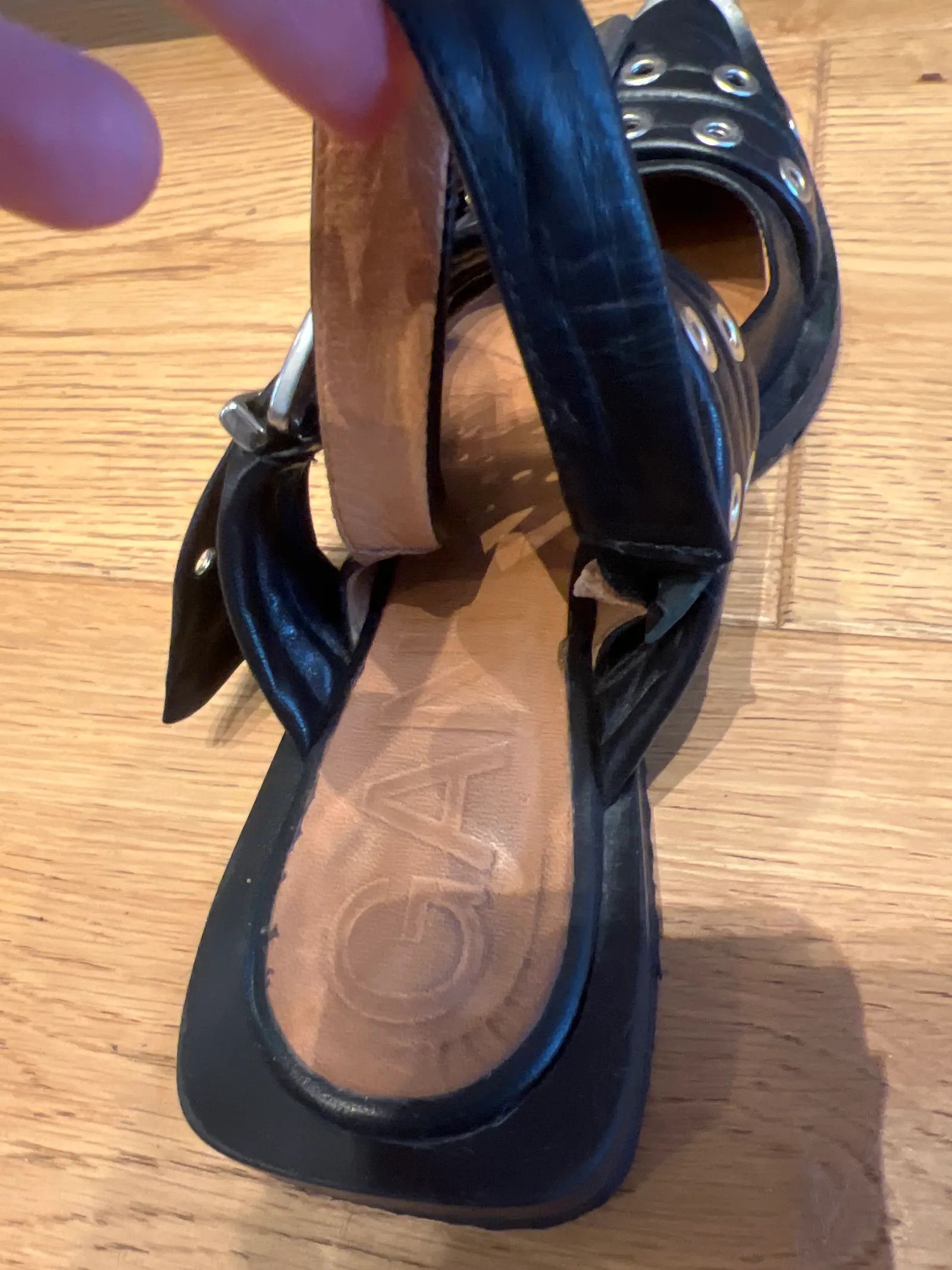 Ganni Ganni Buckle ballerinas Sandals Size US 5 / IT 35 - 2 Thumbnail