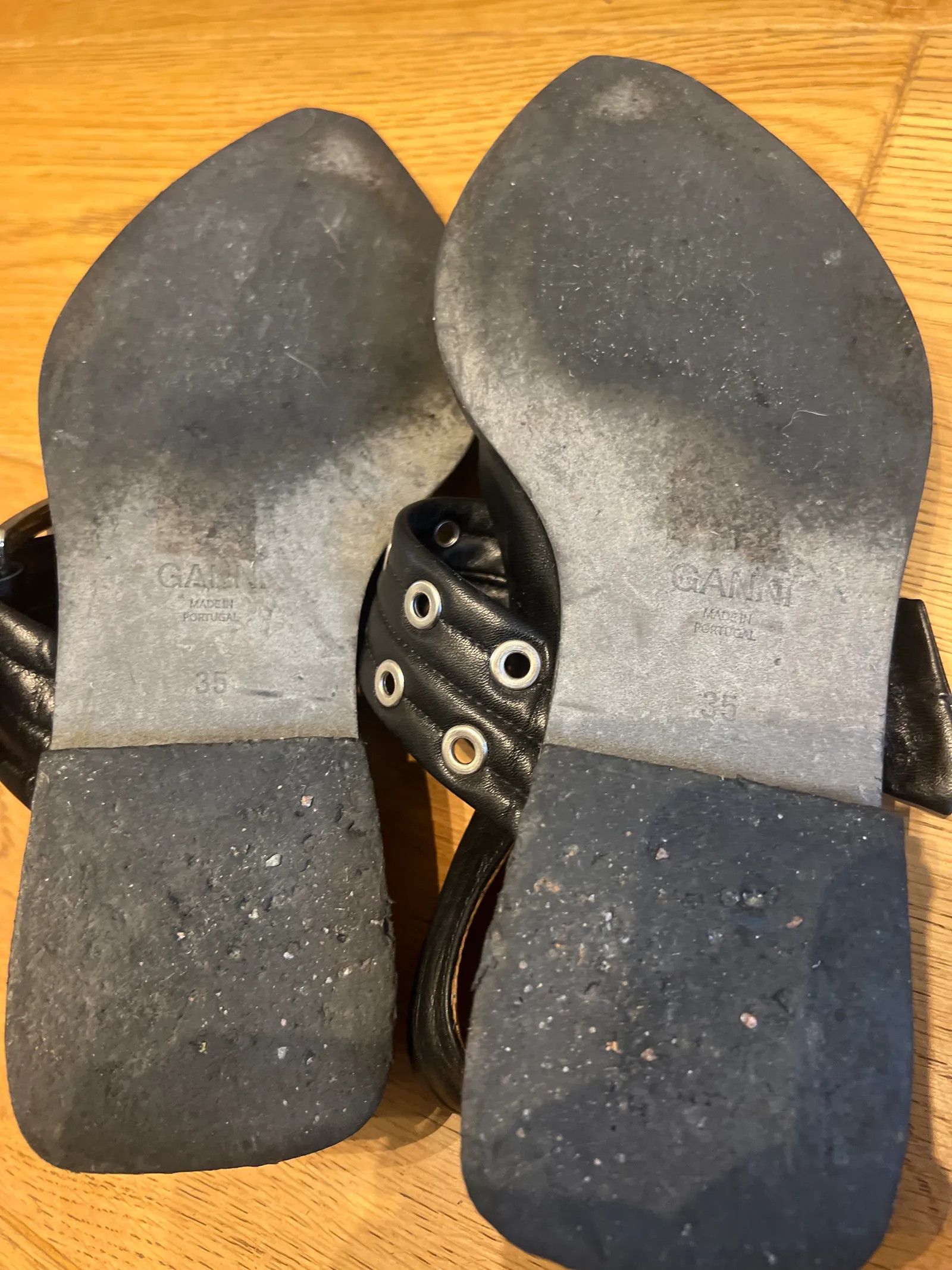 Ganni Ganni Buckle ballerinas Sandals Size US 5 / IT 35 - 3 Thumbnail
