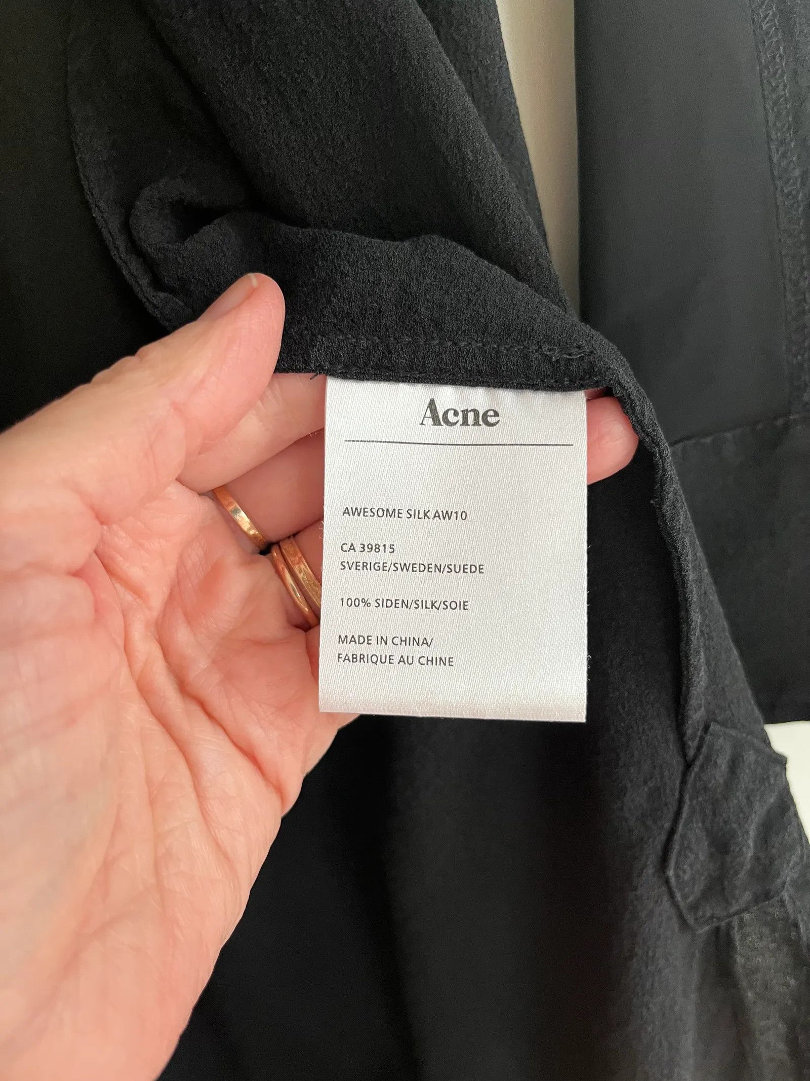 Acne Studios Acne Studios Blouse Size S / US 4 / IT 40 - 3 Thumbnail