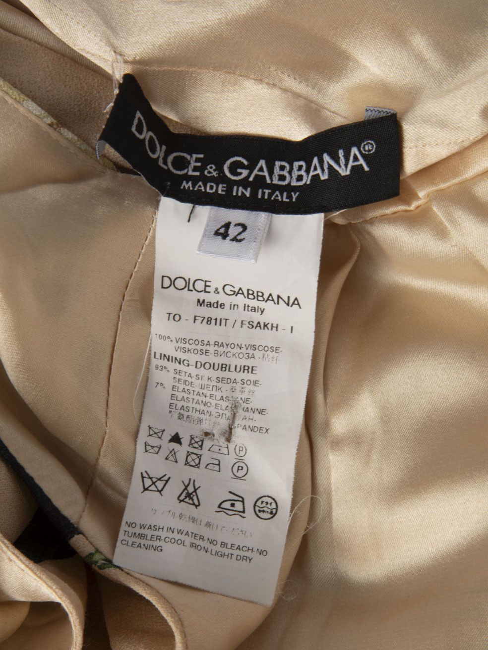 Dolce & Gabbana Floral Print Peplum Top Size M / US 6-8 / IT 42-44 - 9 Thumbnail
