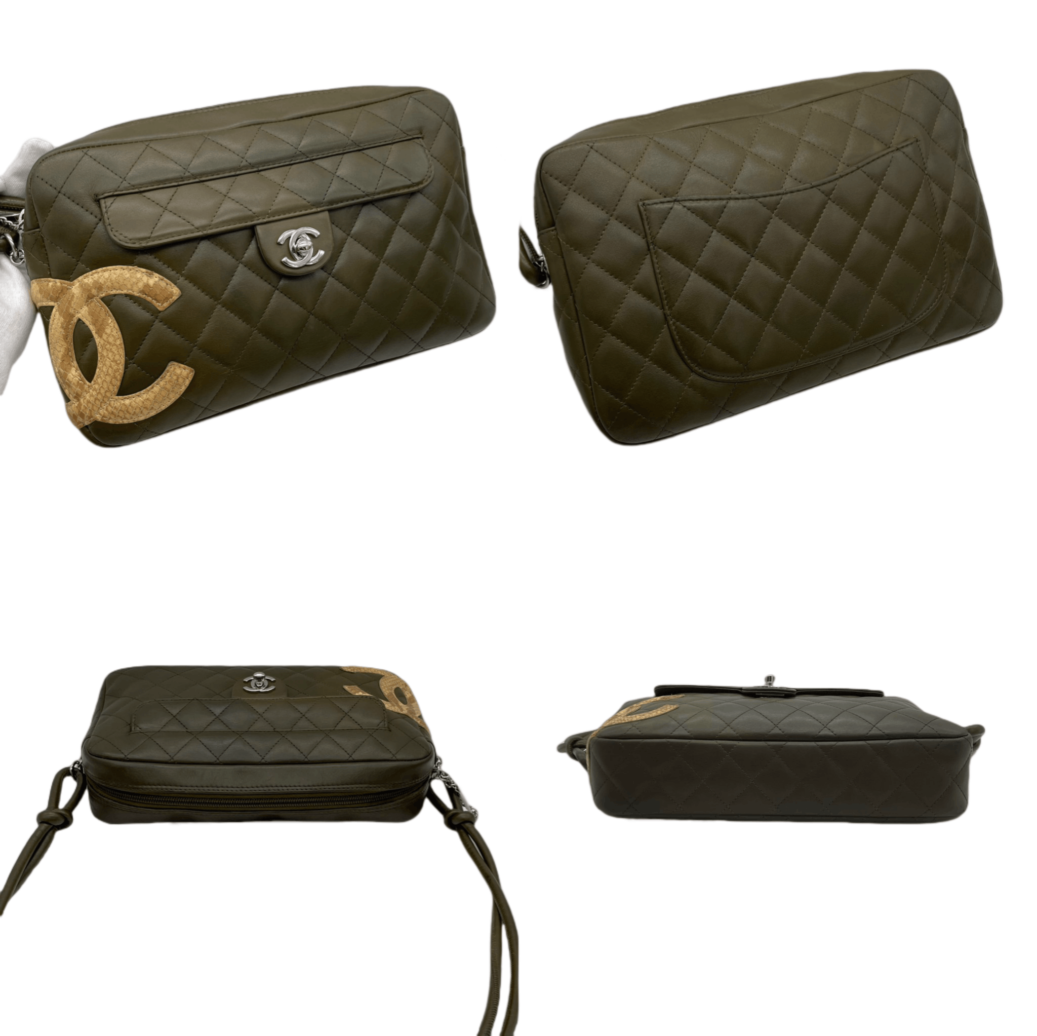 Chanel Chanel Cambon Line Python Coco Mark Shoulder Bag Size ONE SIZE - 10 Thumbnail