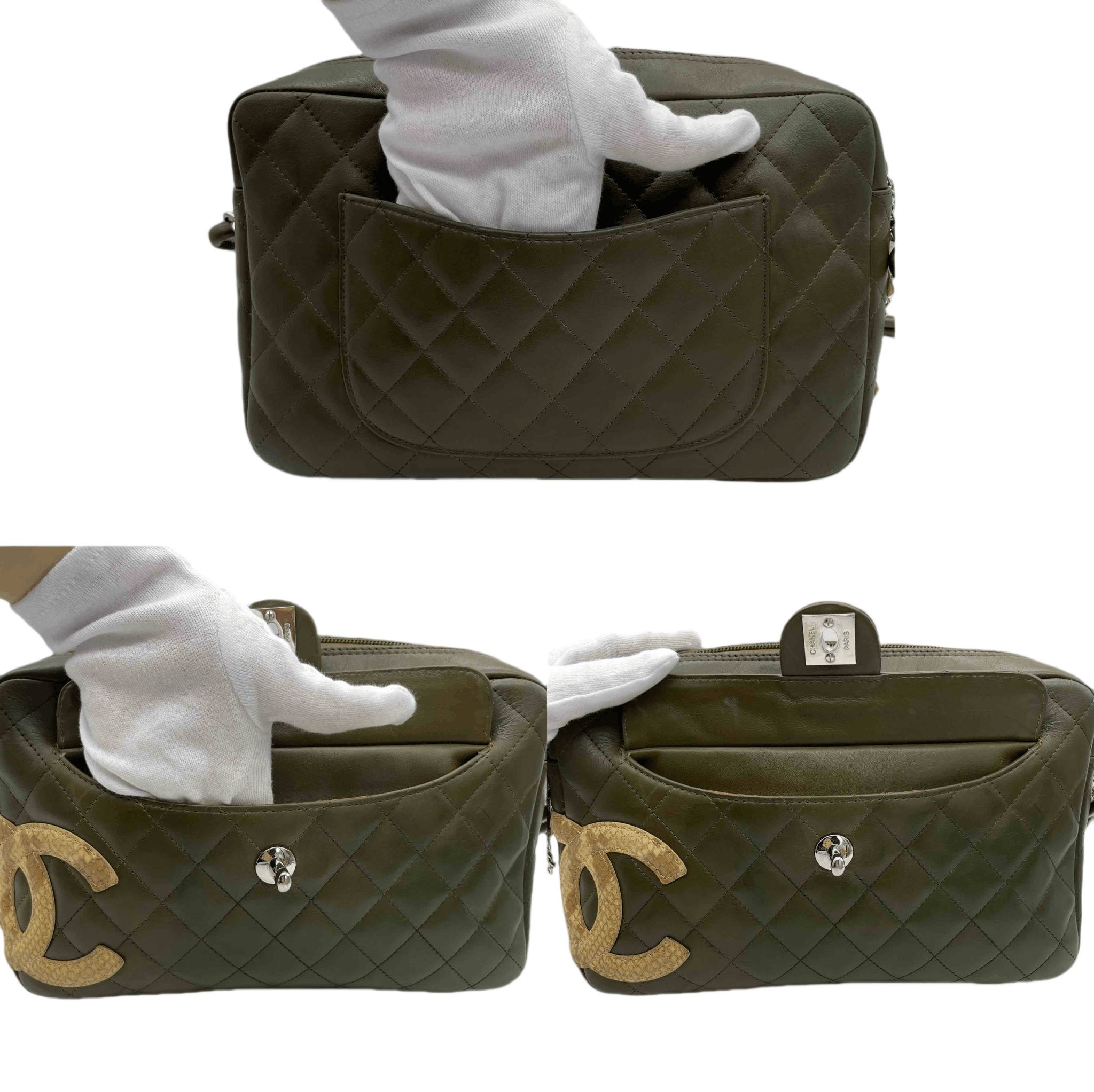 Chanel Chanel Cambon Line Python Coco Mark Shoulder Bag Size ONE SIZE - 14 Thumbnail