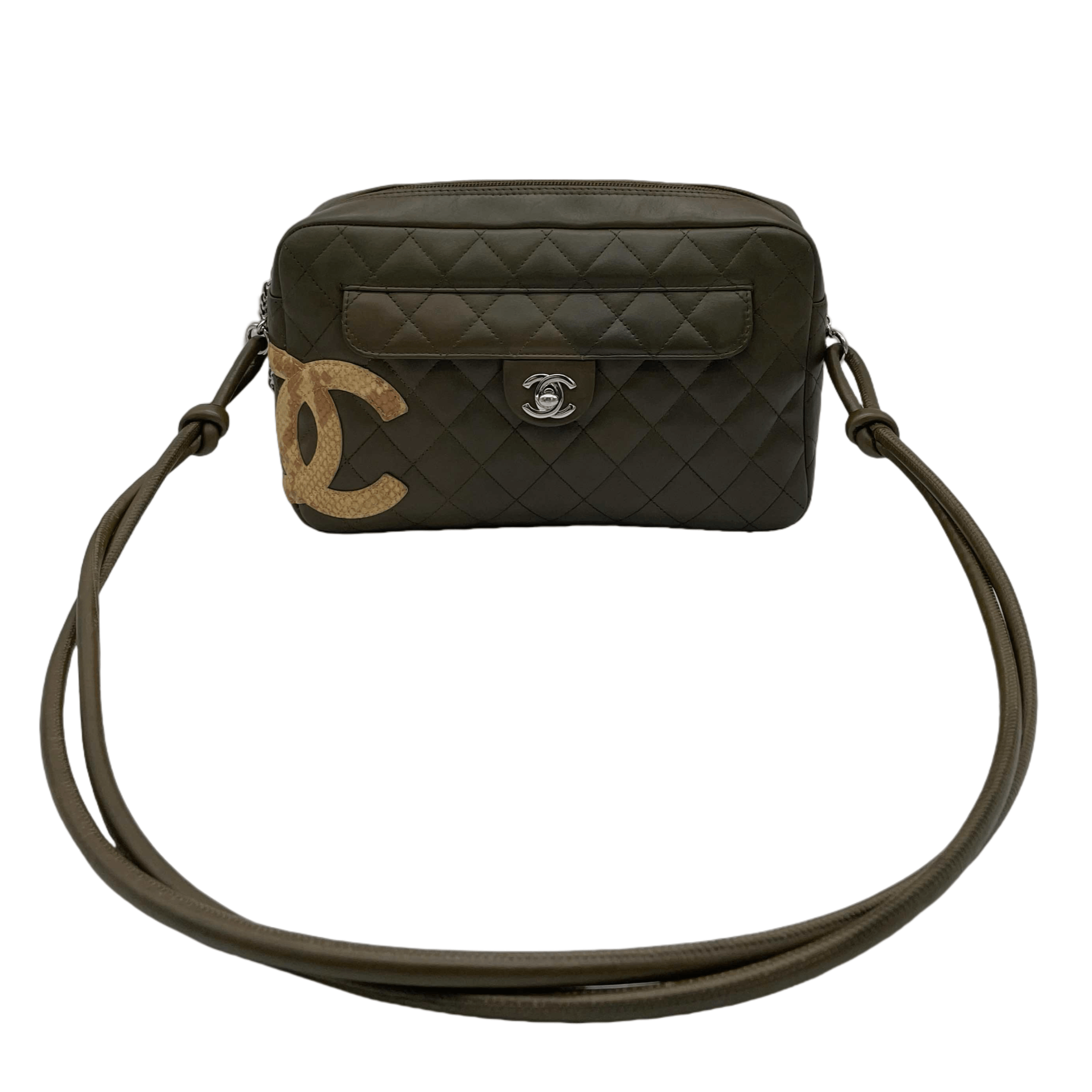 Chanel Chanel Cambon Line Python Coco Mark Shoulder Bag Size ONE SIZE - 5 Thumbnail