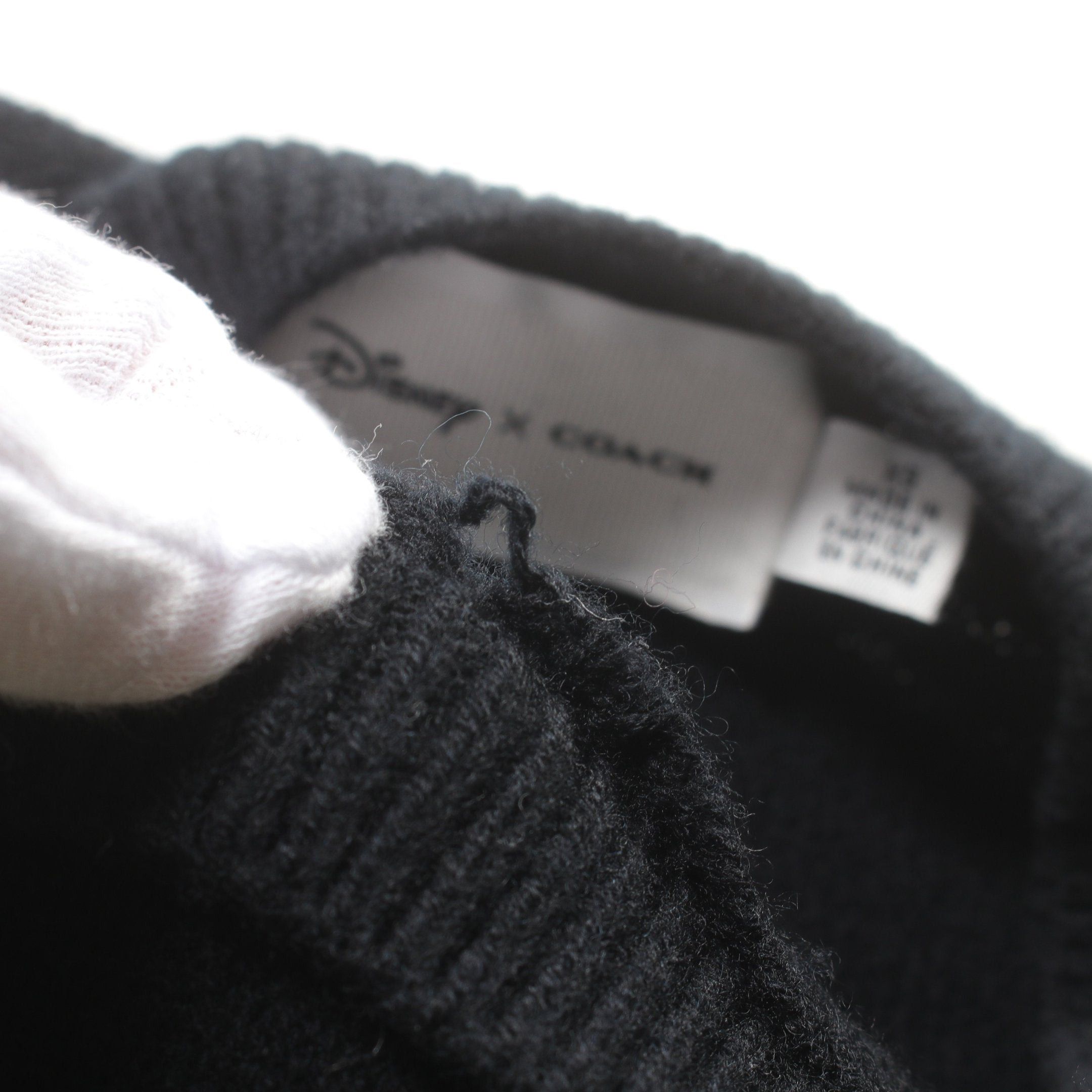 Coach Coach Coach * Disney Sweater Knit Crew Neck Wool Black Multicolor Size ONE SIZE - 7 Thumbnail