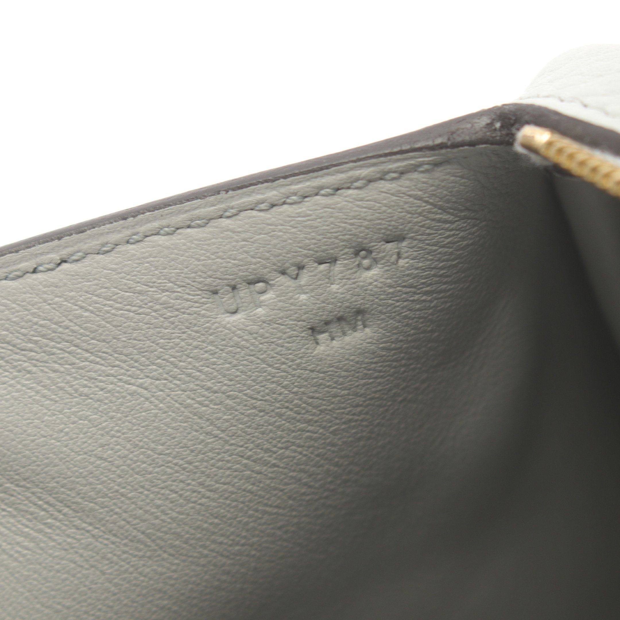 Hermes Hermes Lindy Mini Blue Pale Shoulder Bag Clemence Leather Light Gold Hardware U Stamp Size ONE SIZE - 5 Thumbnail