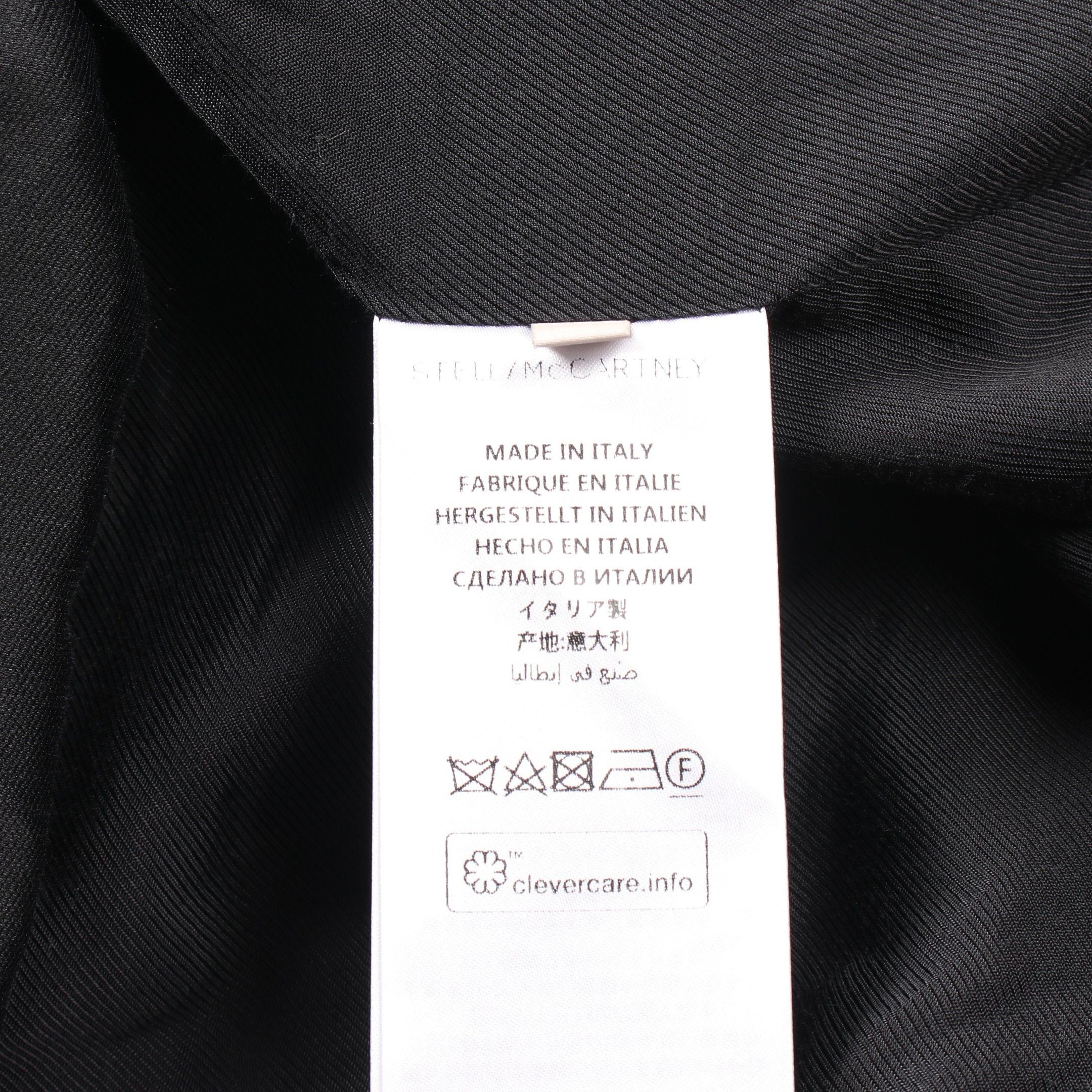 Stella McCartney Stella Mccartney Blouson Cotton Black Silver Size ONE SIZE - 7 Thumbnail