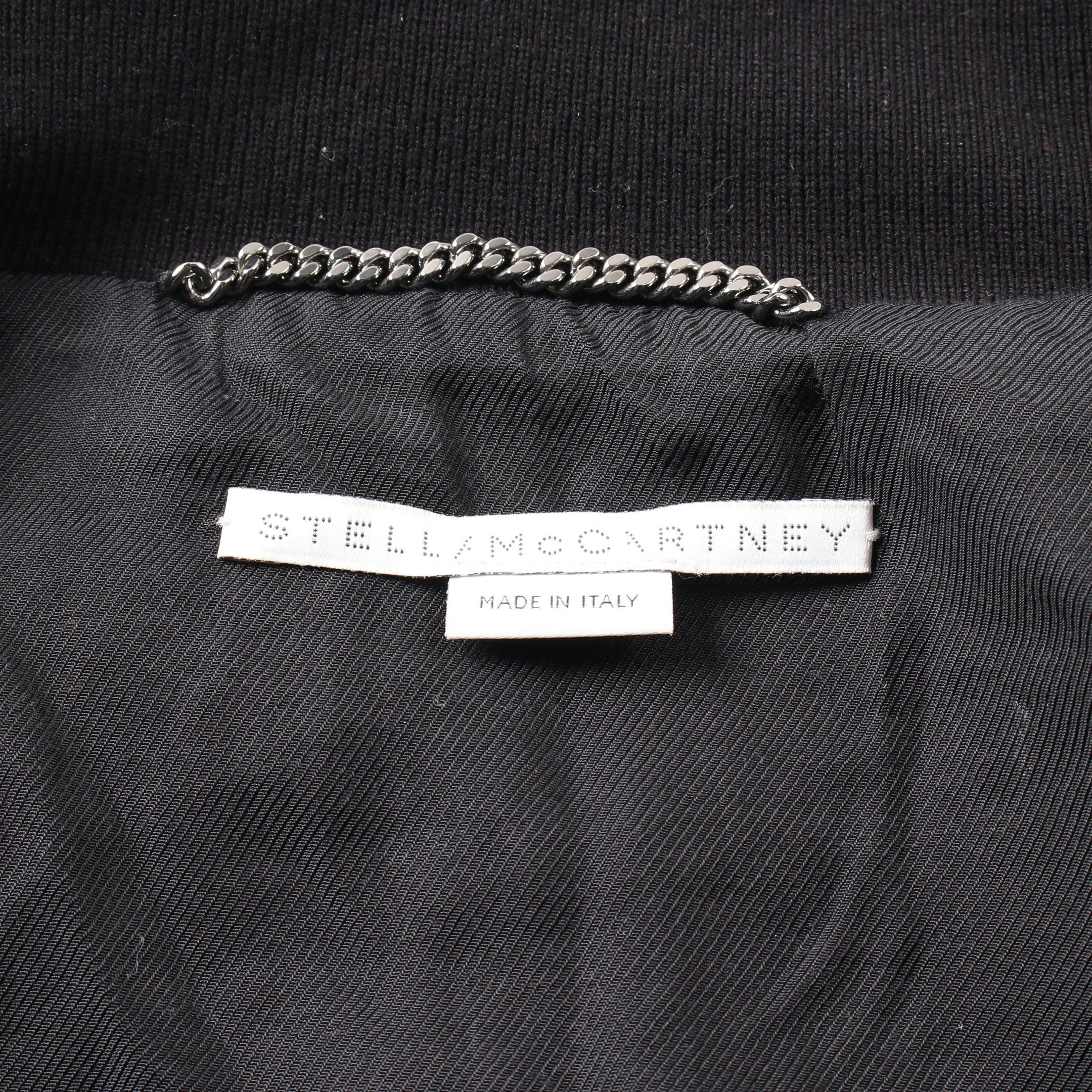 Stella McCartney Stella Mccartney Blouson Cotton Black Silver Size ONE SIZE - 3 Thumbnail