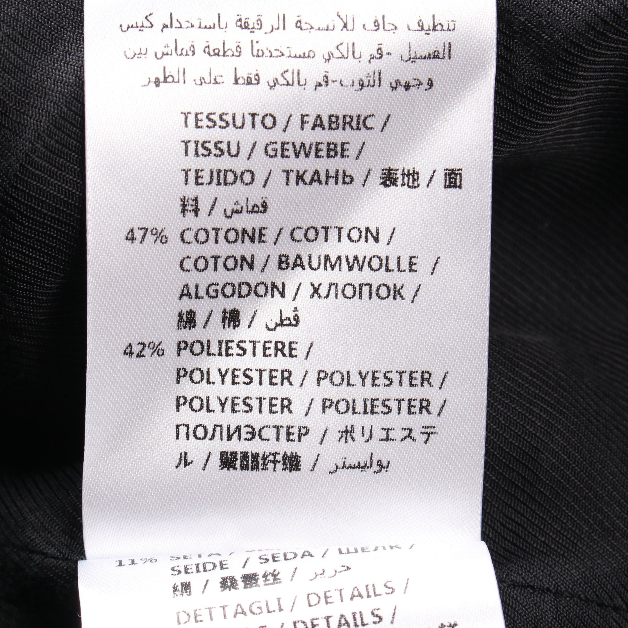Stella McCartney Stella Mccartney Blouson Cotton Black Silver Size ONE SIZE - 5 Thumbnail