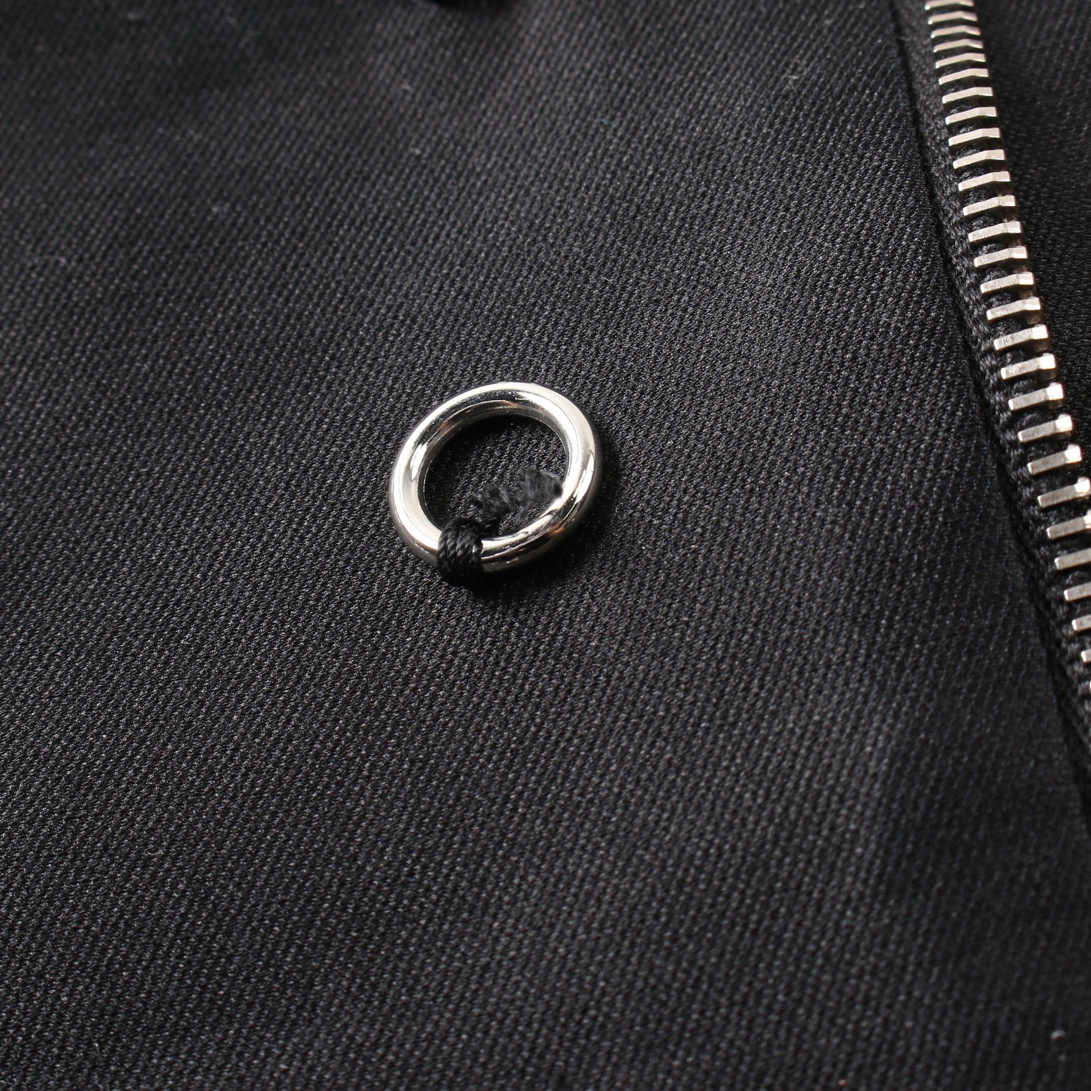 Stella McCartney Stella Mccartney Blouson Cotton Black Silver Size ONE SIZE - 8 Thumbnail